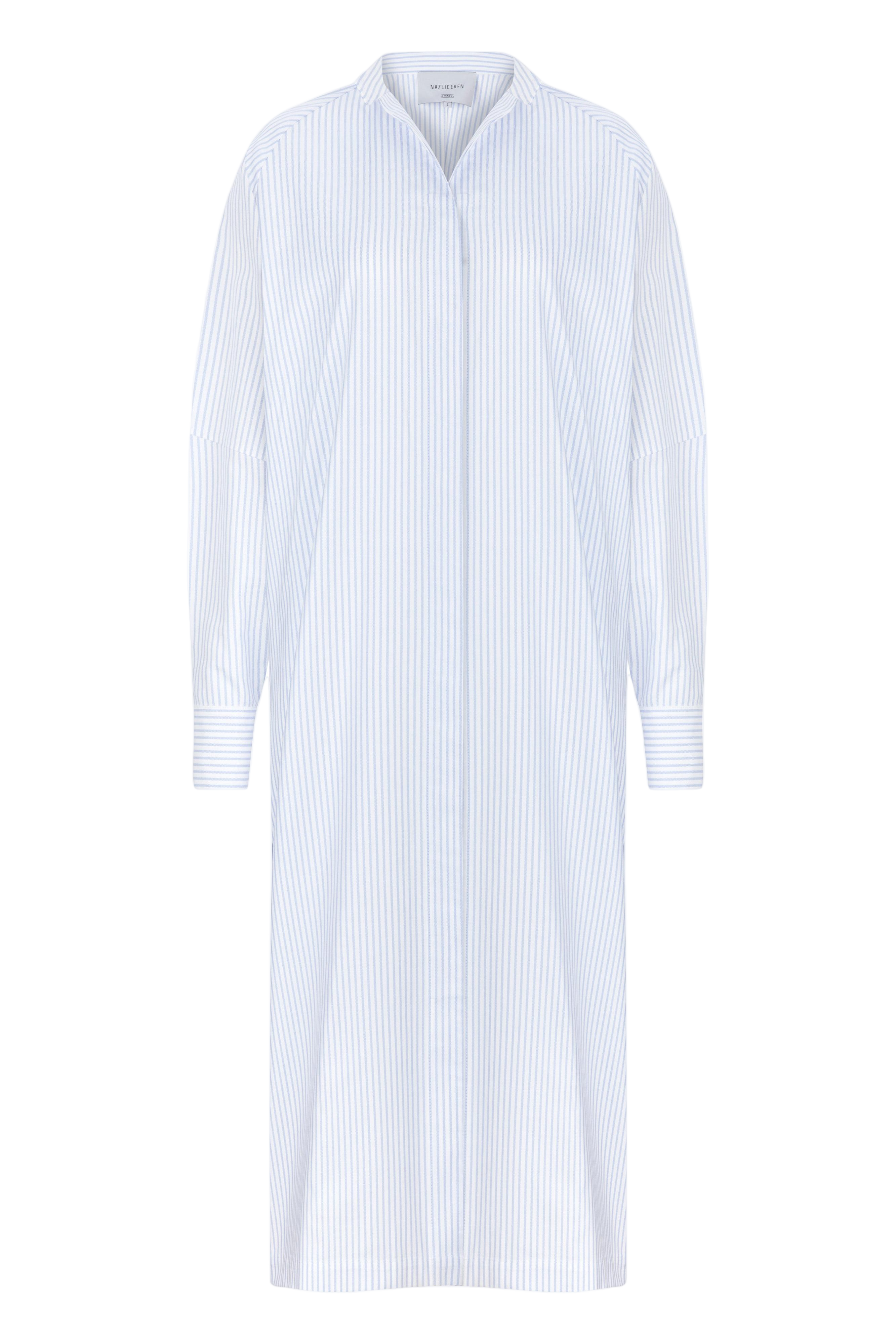 Nazli Ceren Ivory Cotton Shirt Dress