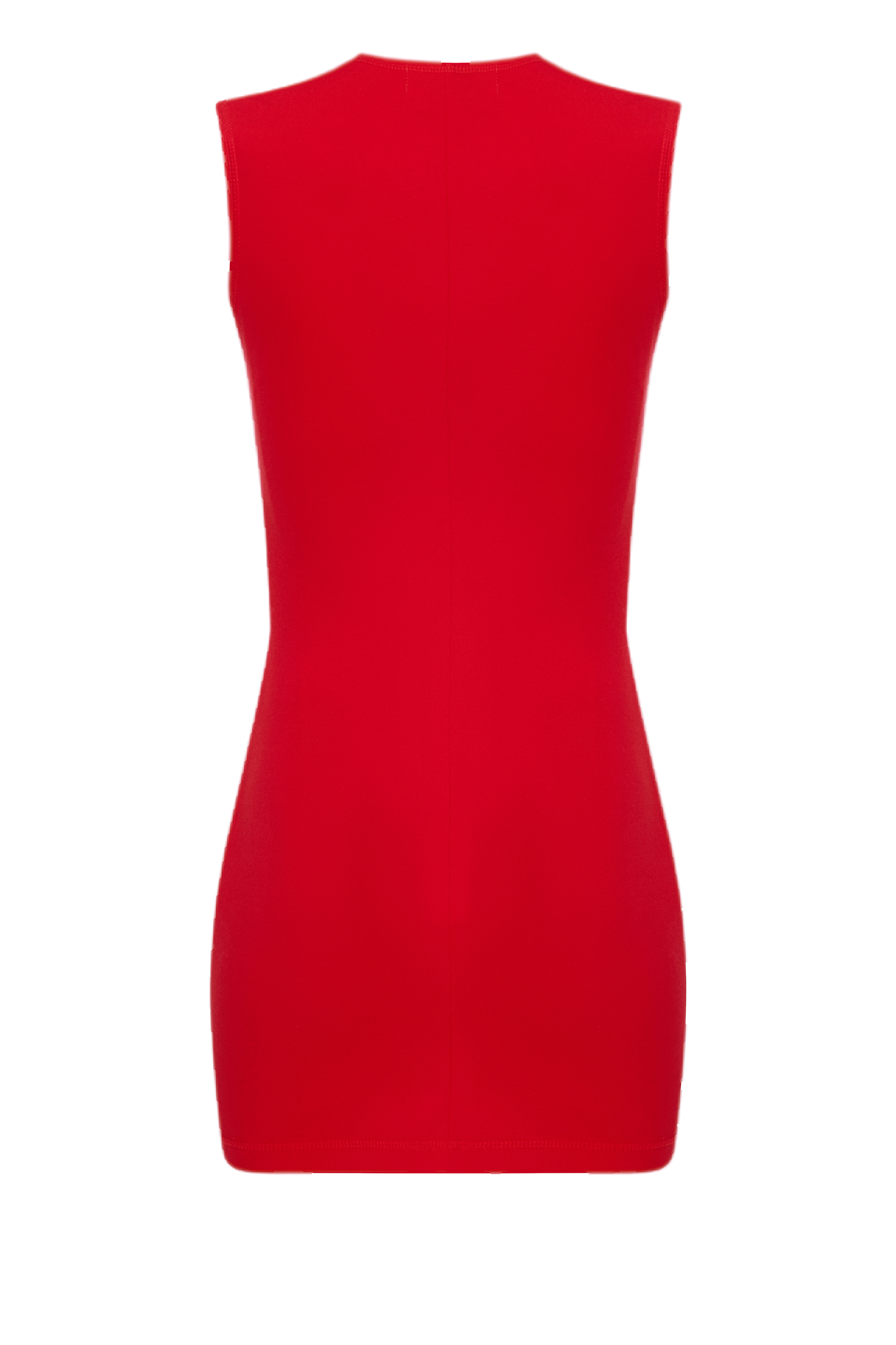 Shop Malva Florea Red Mini Dress With Cutouts