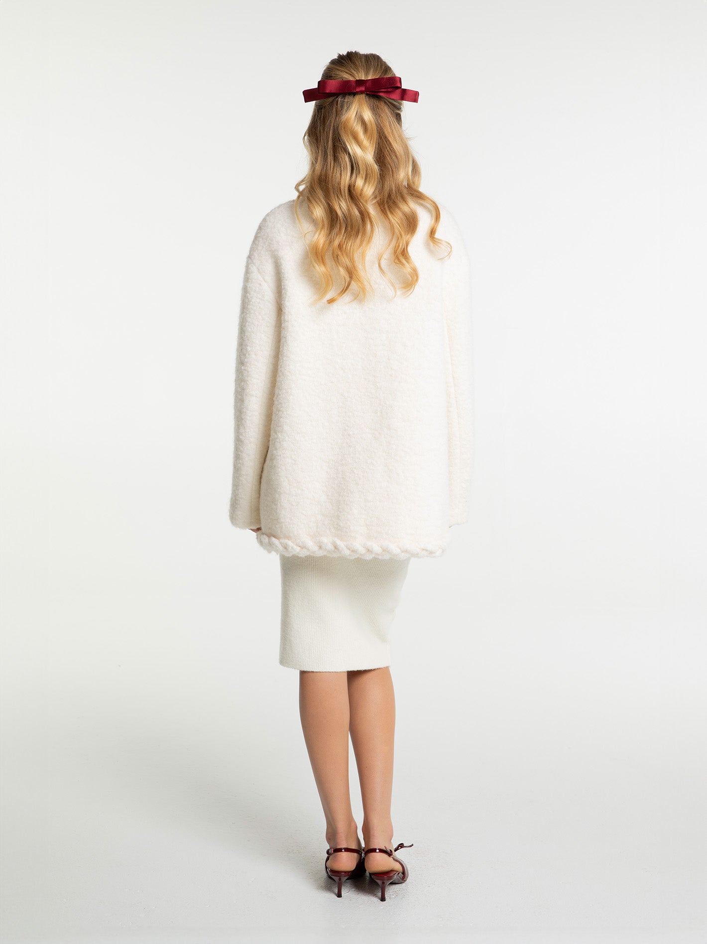 Shop Nana Jacqueline Talia Coat (off White)