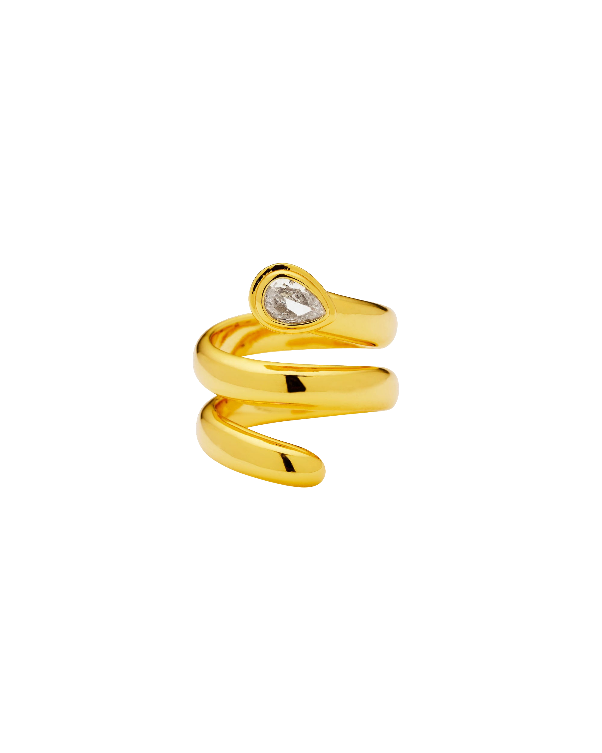 Shop Amber Sceats Sedna Ring In Yellow