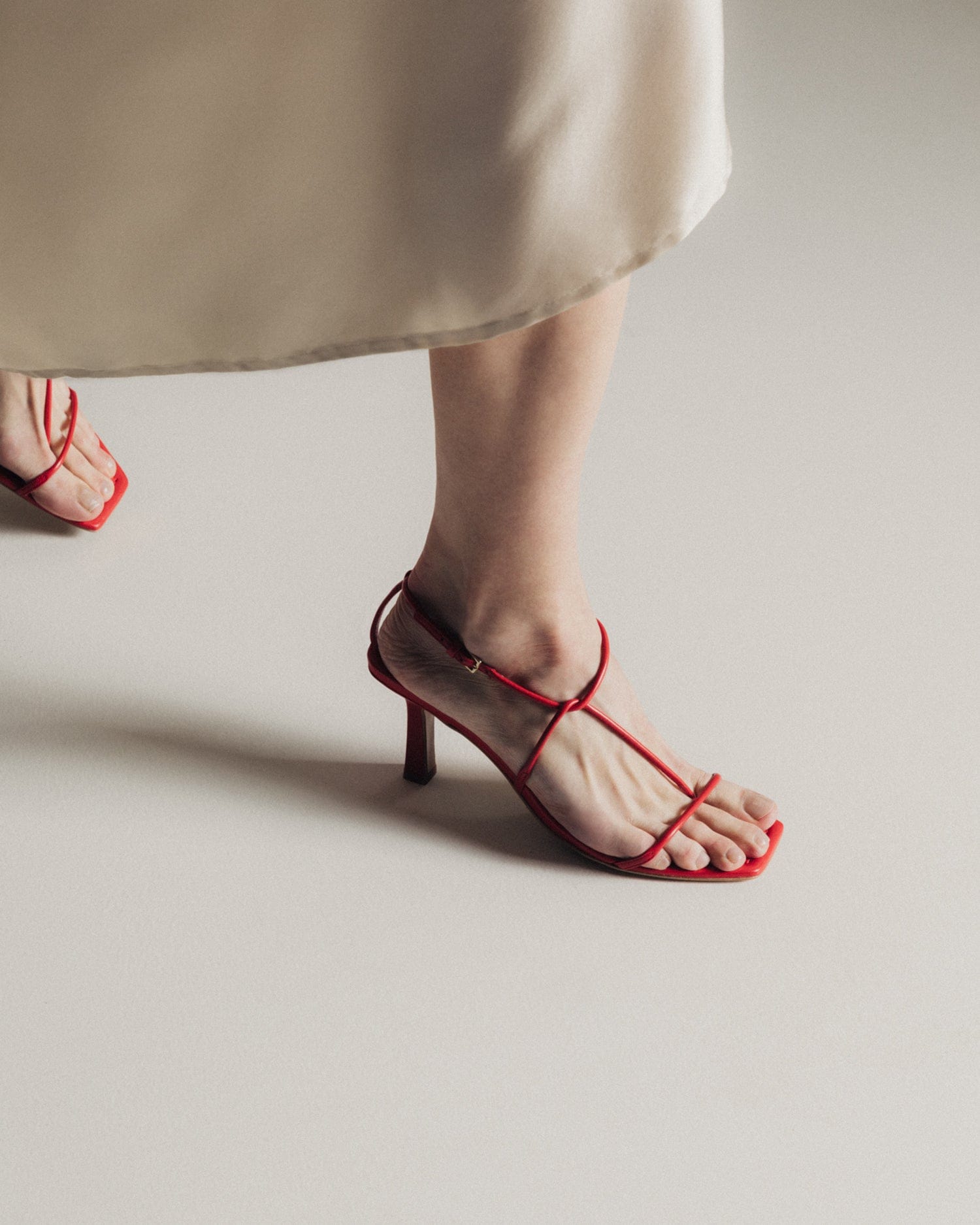 Shop Essen The Strappy Sandal In Red