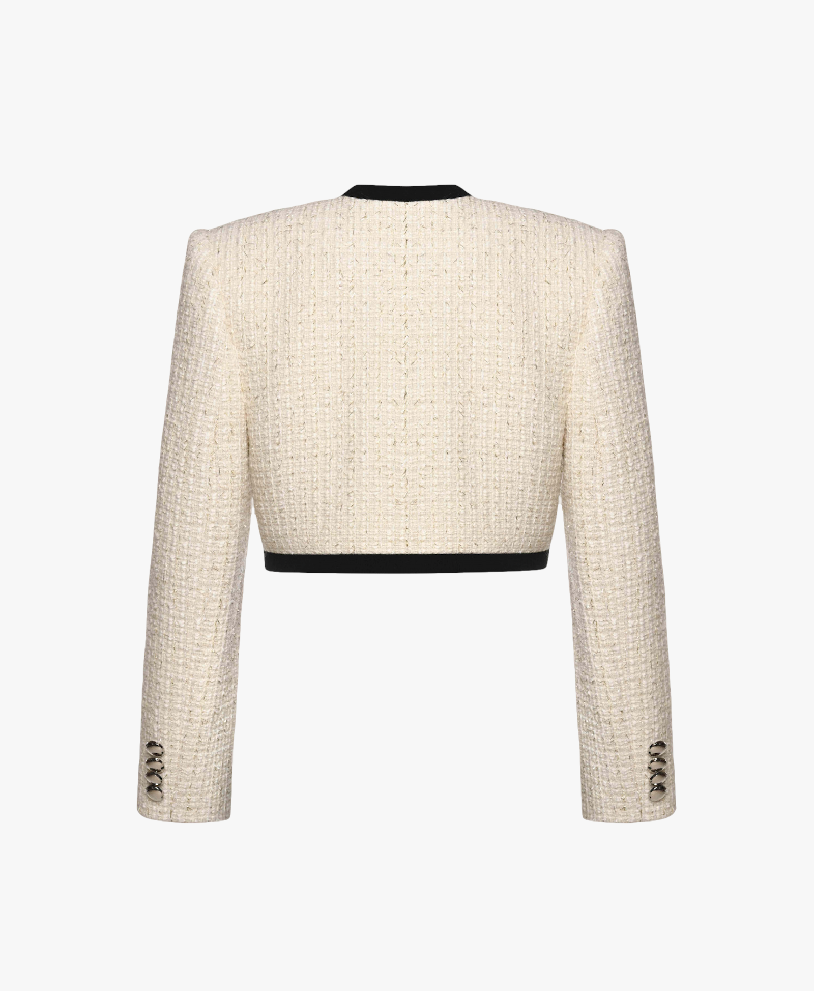 TWEED ASYMMETRIC JACKET made by KEBURIA
