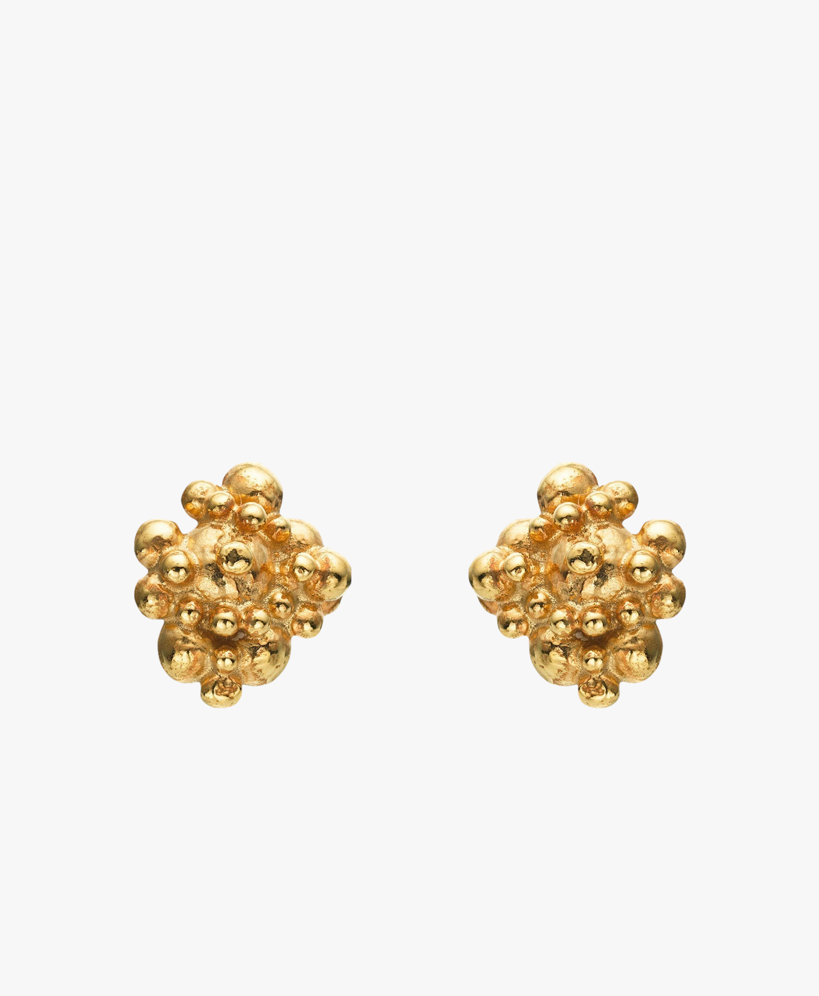 Céleste Deux Small Earrings 14ct Gold in Gold made by Eva Remenyi