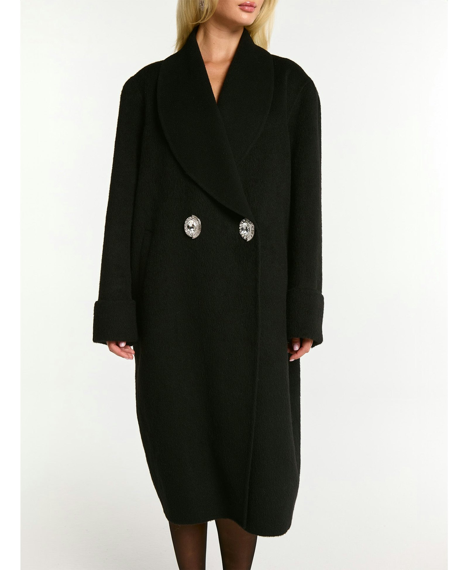 Audrina Coat (Black) made by Nana Jacqueline