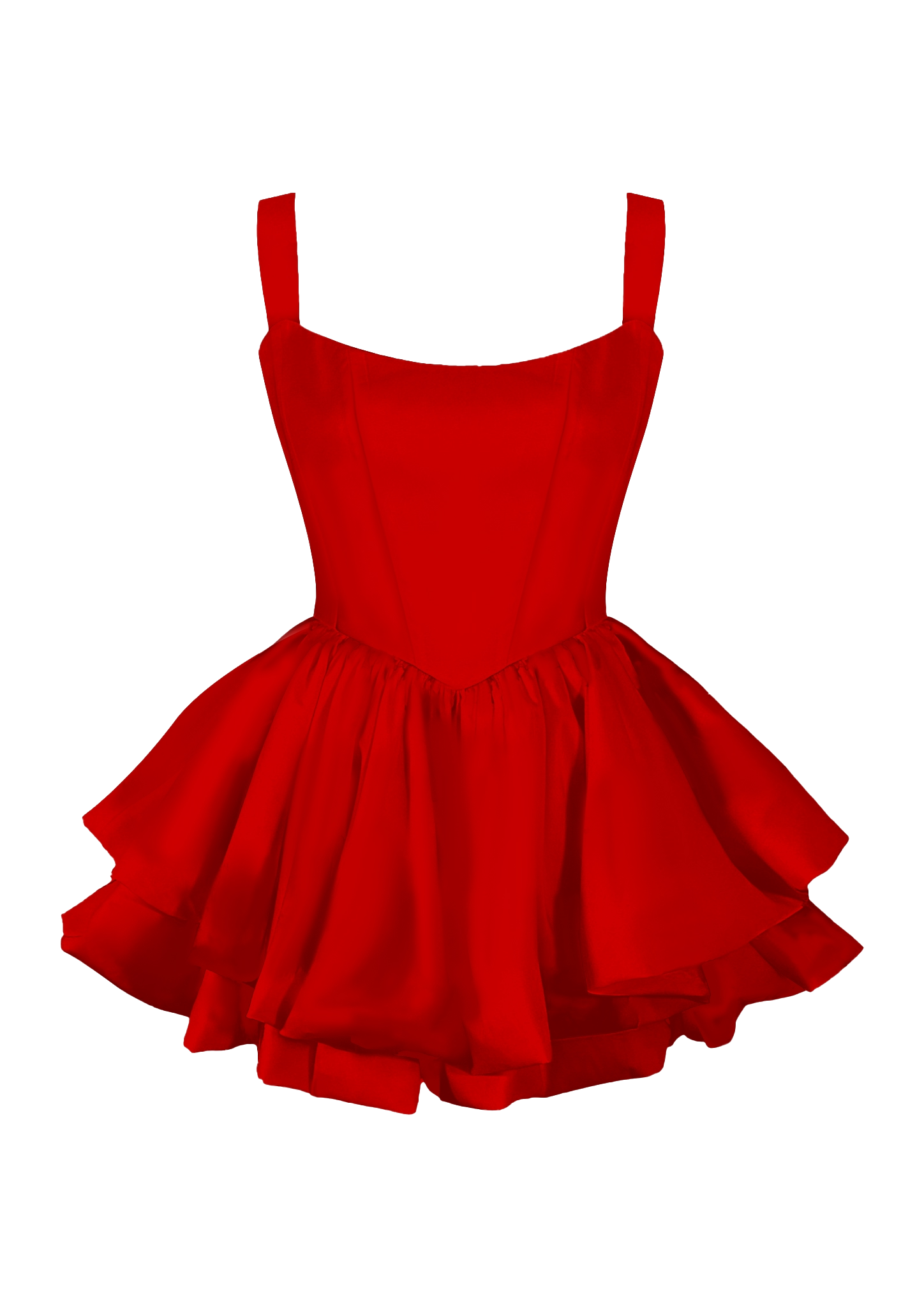 Gigii's Este Dress In Red