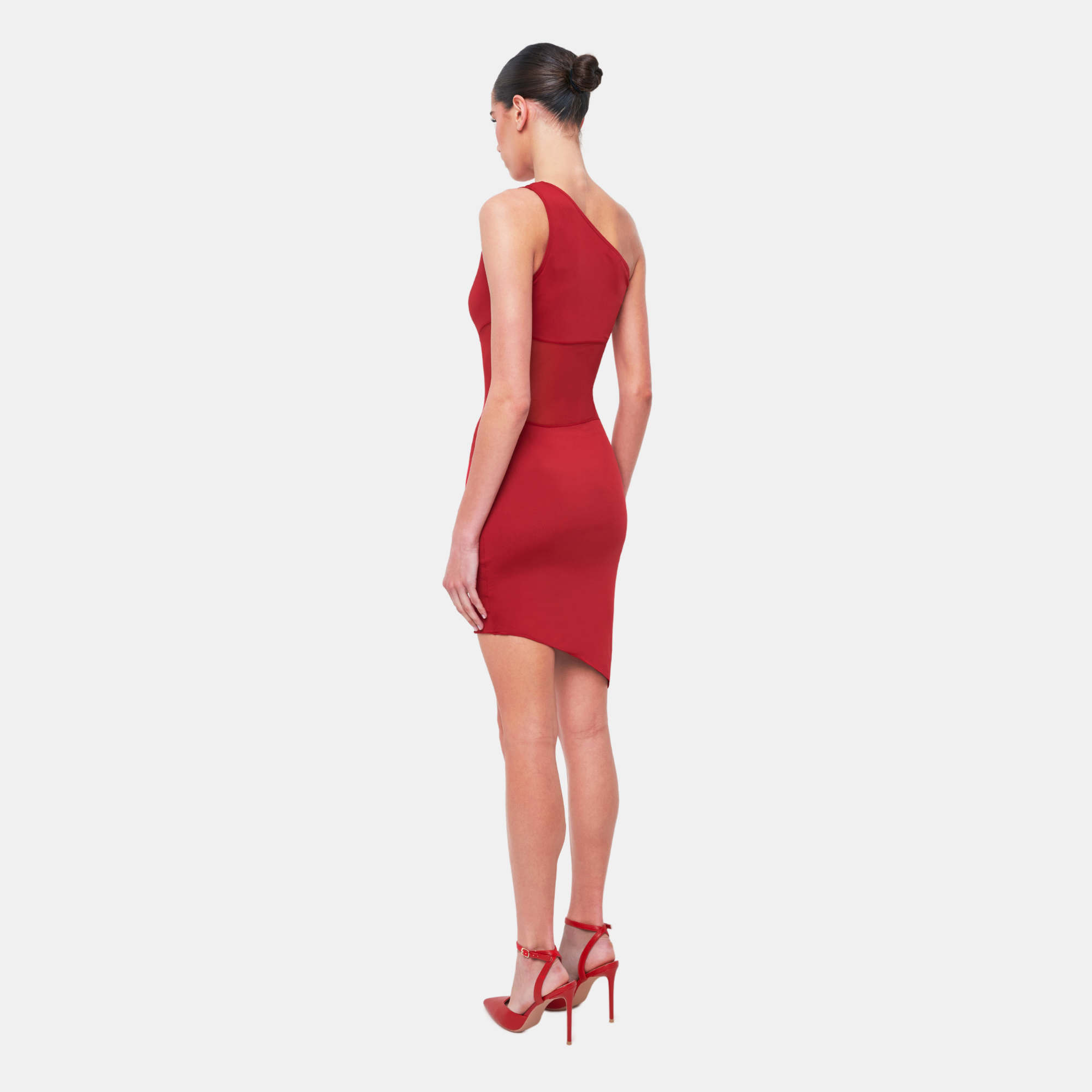 OW COLLECTION CURVE MINI DRESS 