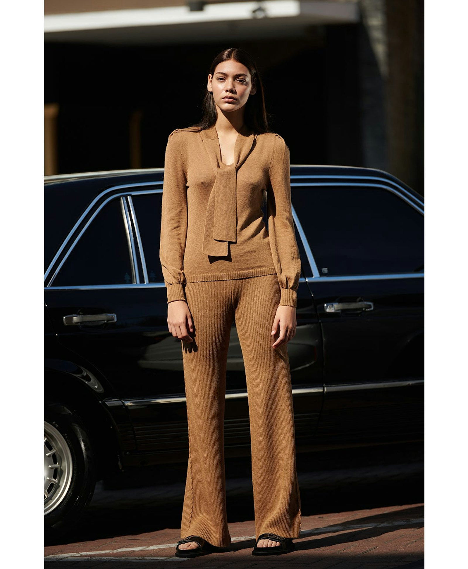 SAMAY pants in Beige made by AYNI
