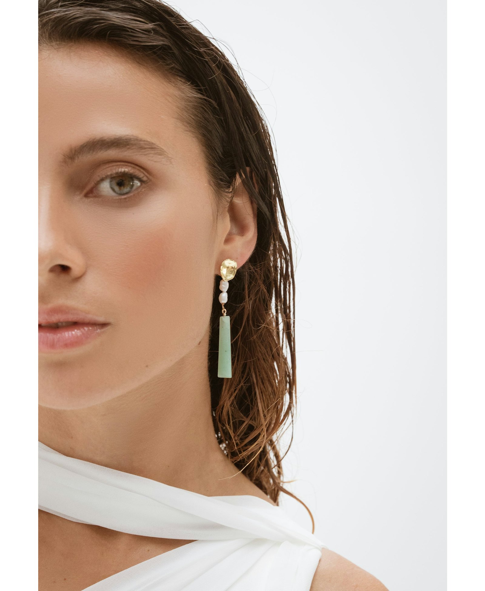 Pendientes Melina Aguamarina made by Lavani Jewels