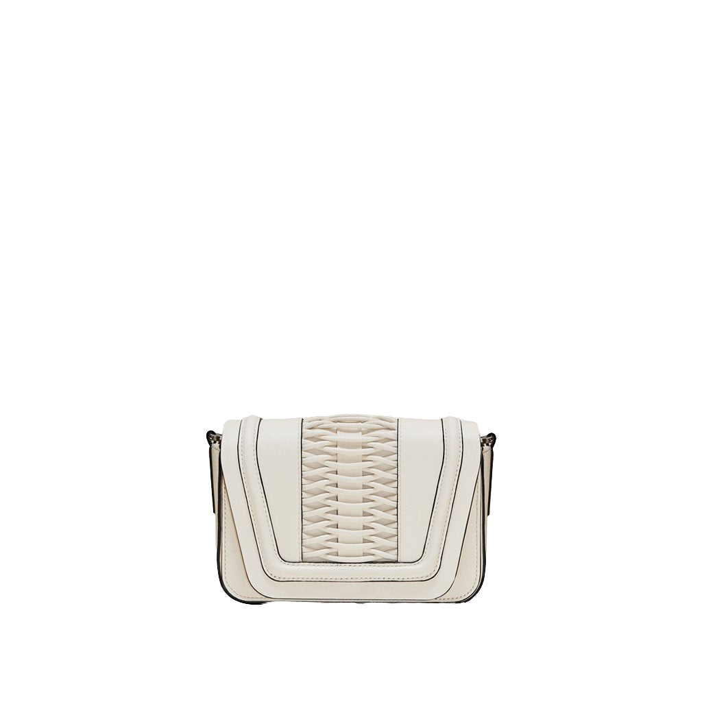 Shop Yliana Yepez Mini Eugenia Braided Off White Crossbody