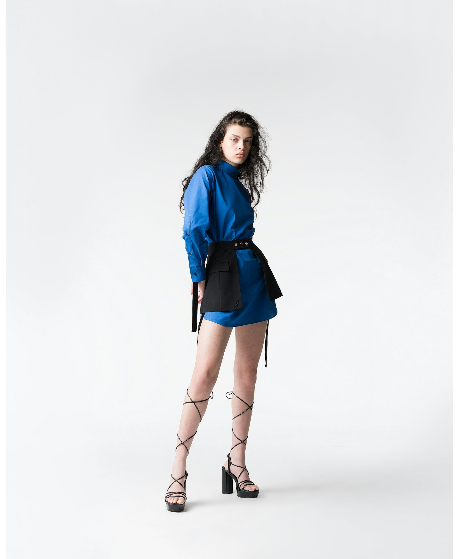 KIARA skirt belt in Black made by DIVALO