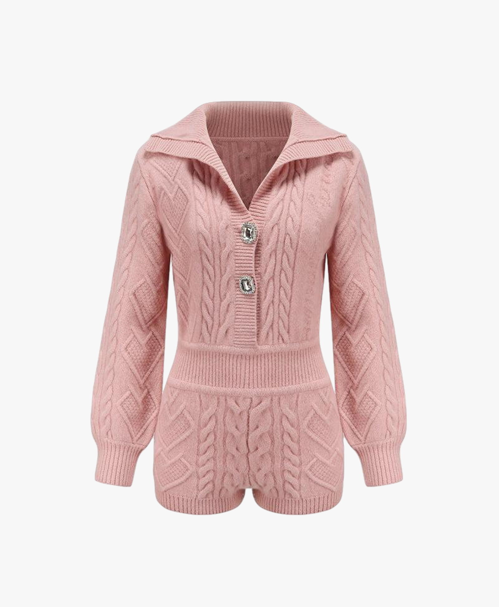 Melanie Wool Jumpsuit (Pink) (Final Sale) made by Nana Jacqueline