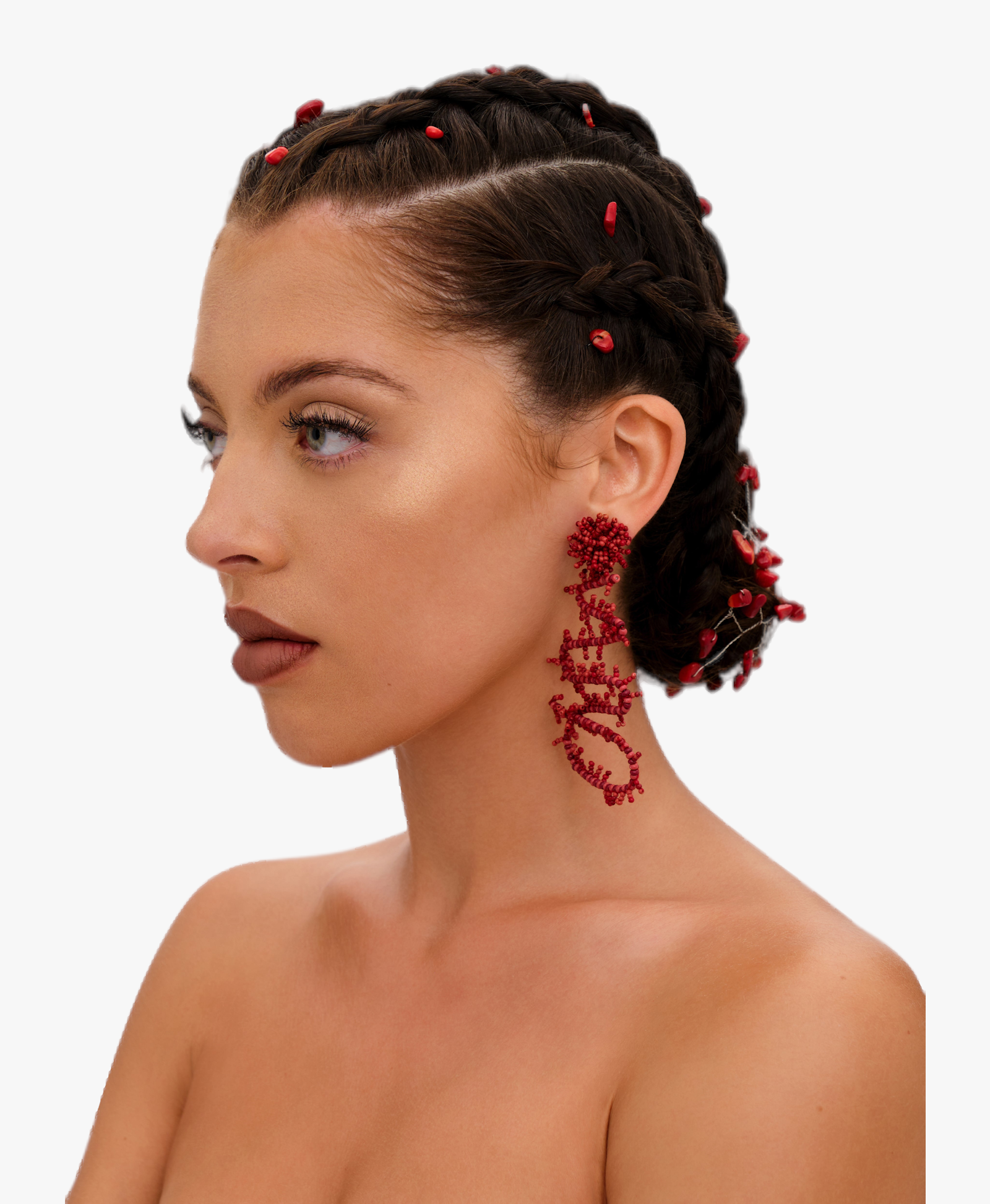 COT EARRINGS made by Andrea Iyamah