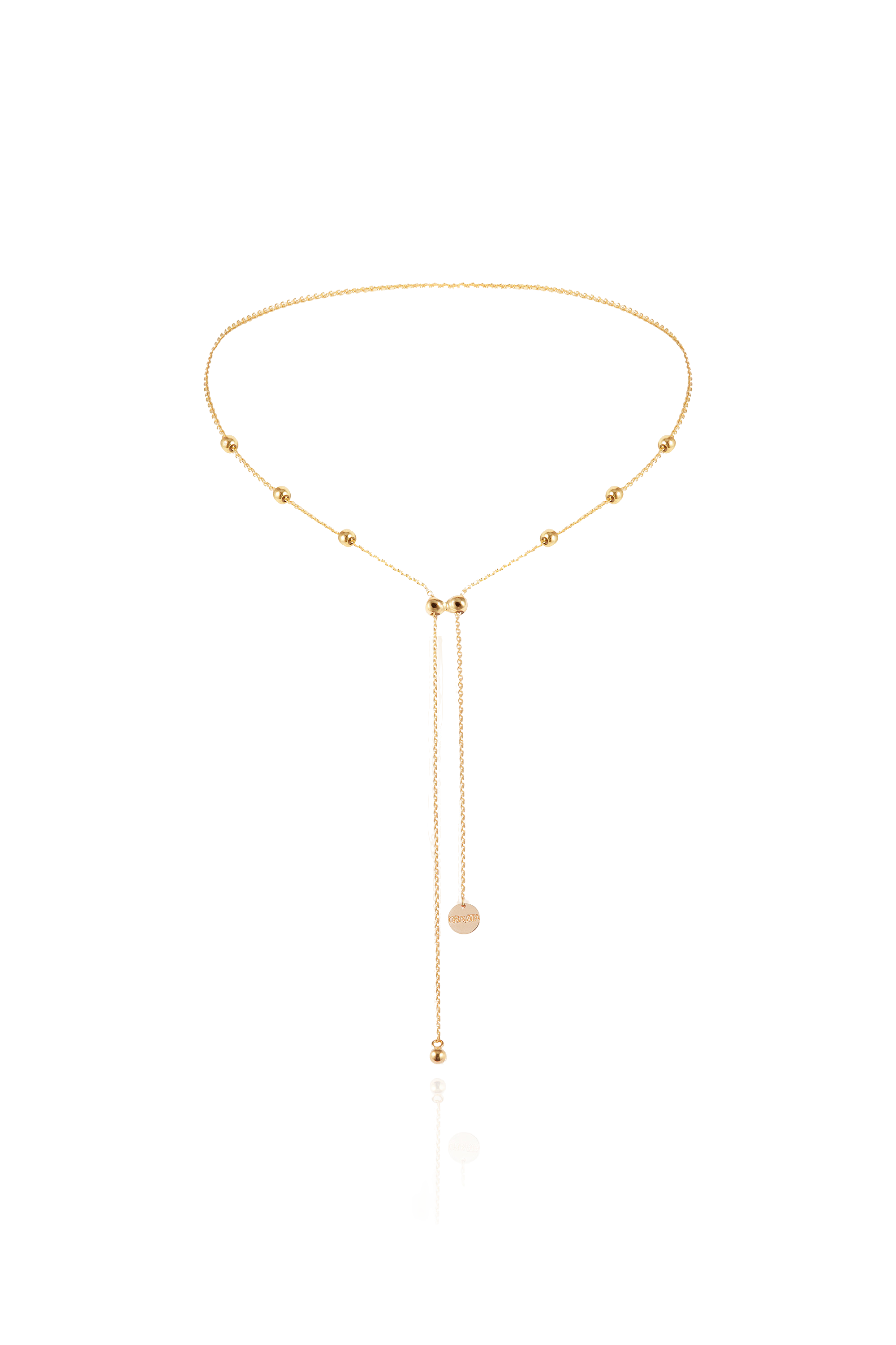 Shop Orxata Jewelry Espacio Transformer Necklace In Gold