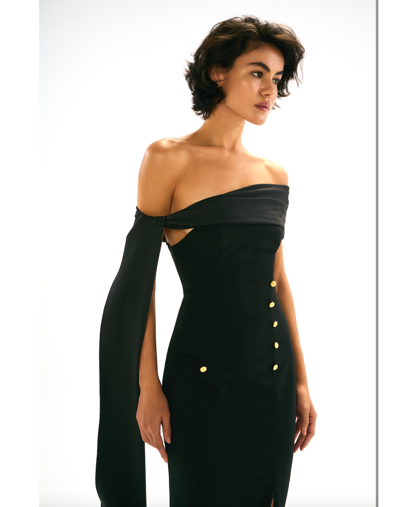 The Noir Dress made by ONORI