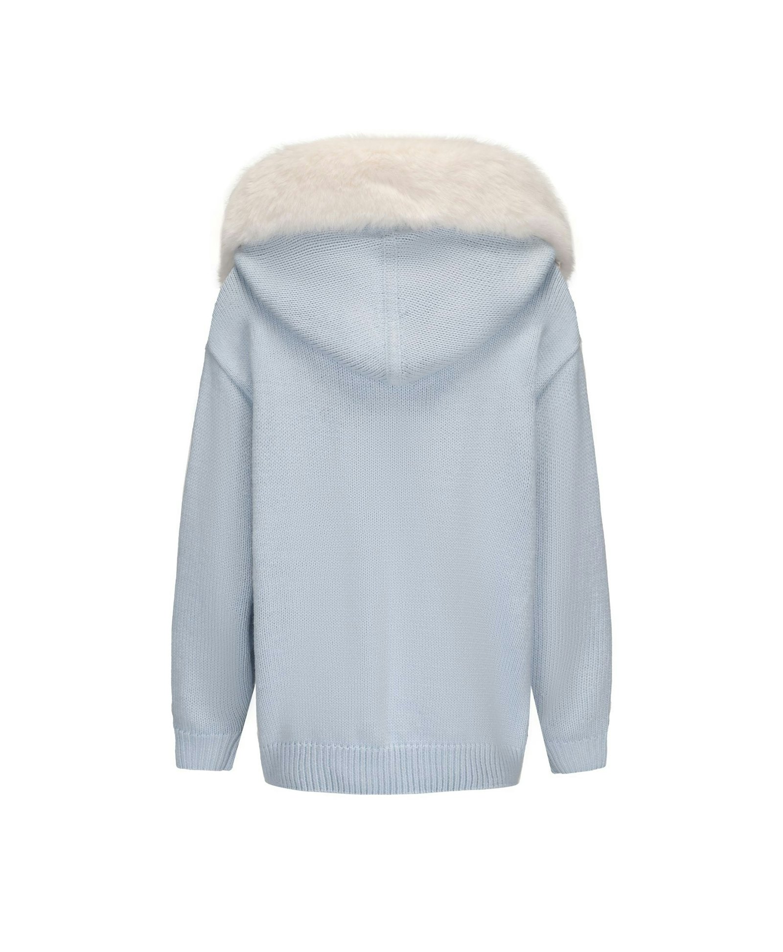 Ava Fur Sweatshirt (Blue) made by Nana Jacqueline