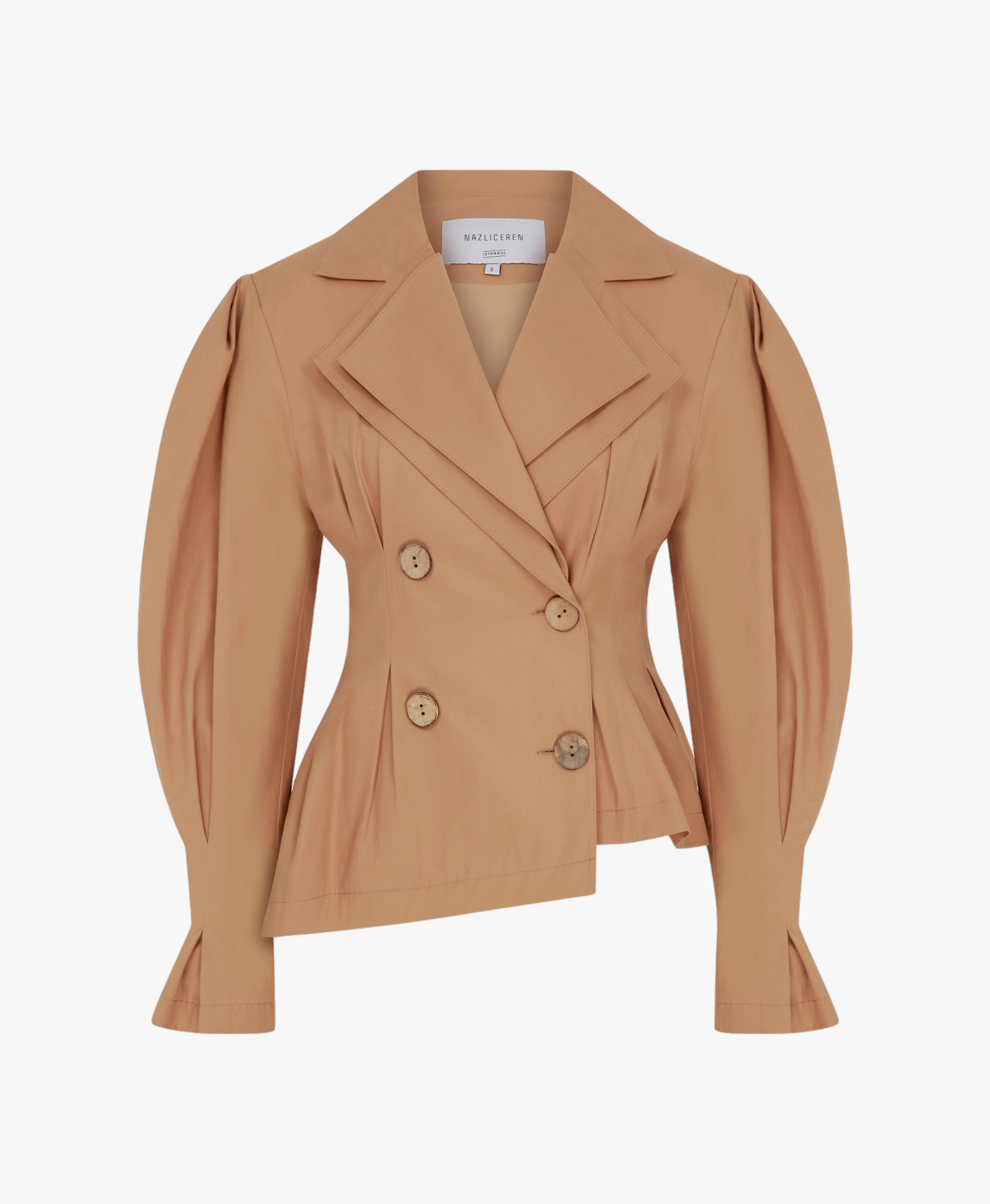 Raff Asymmetric Cotton Jacket made by Nazli Ceren