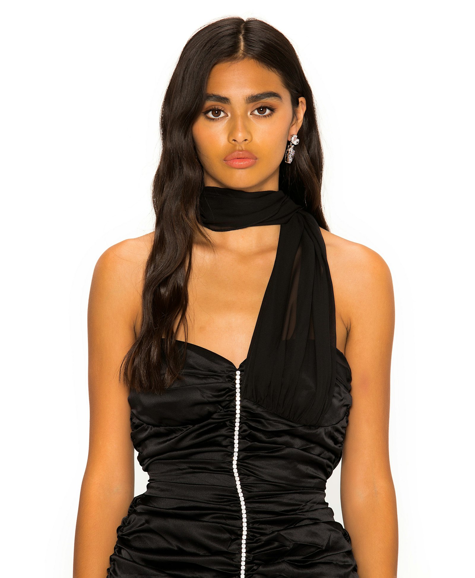 Celine Dress (Black) in Black made by Nana Jacqueline
