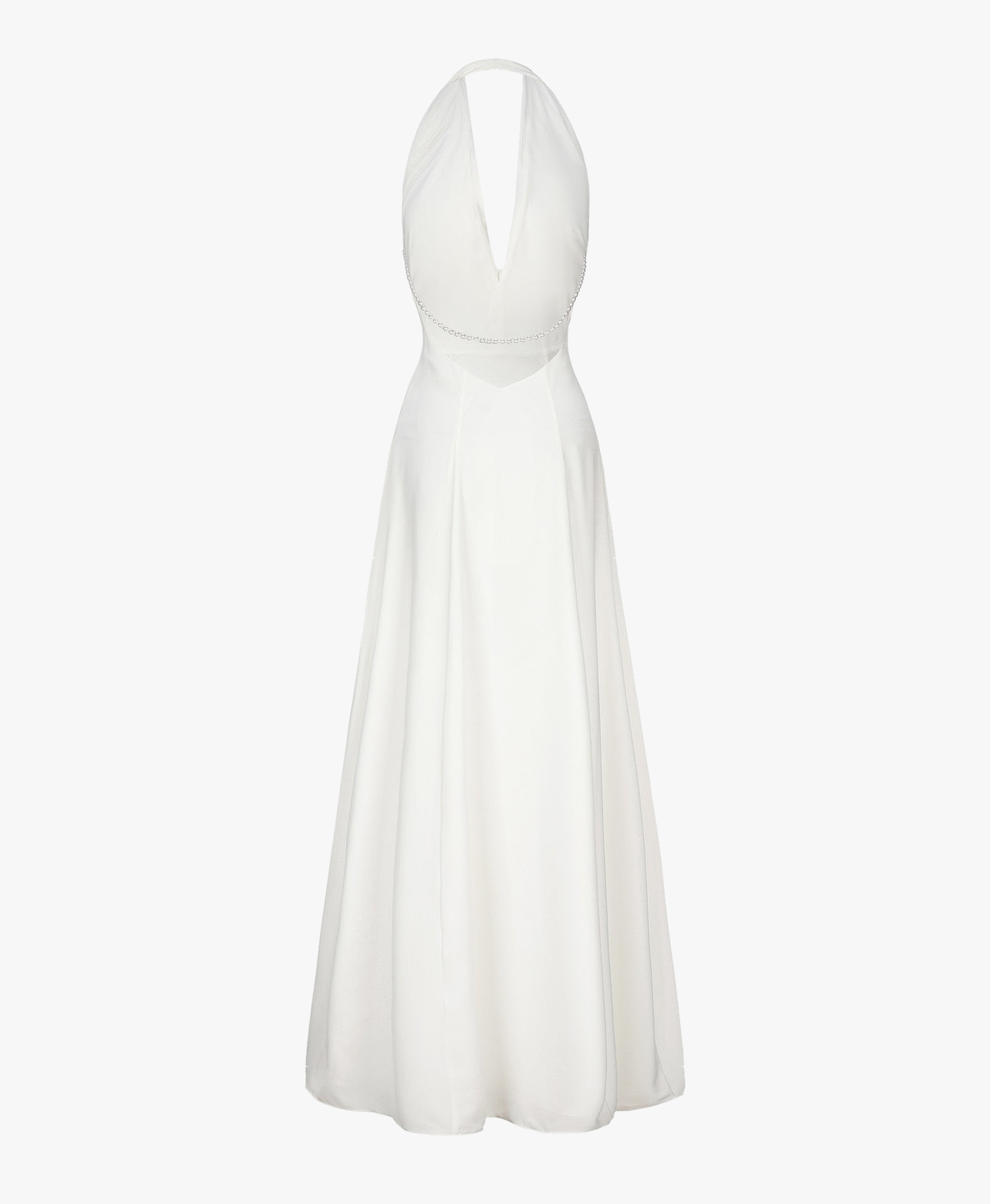 Aniya Satin Dress (White) made by Nana Jacqueline