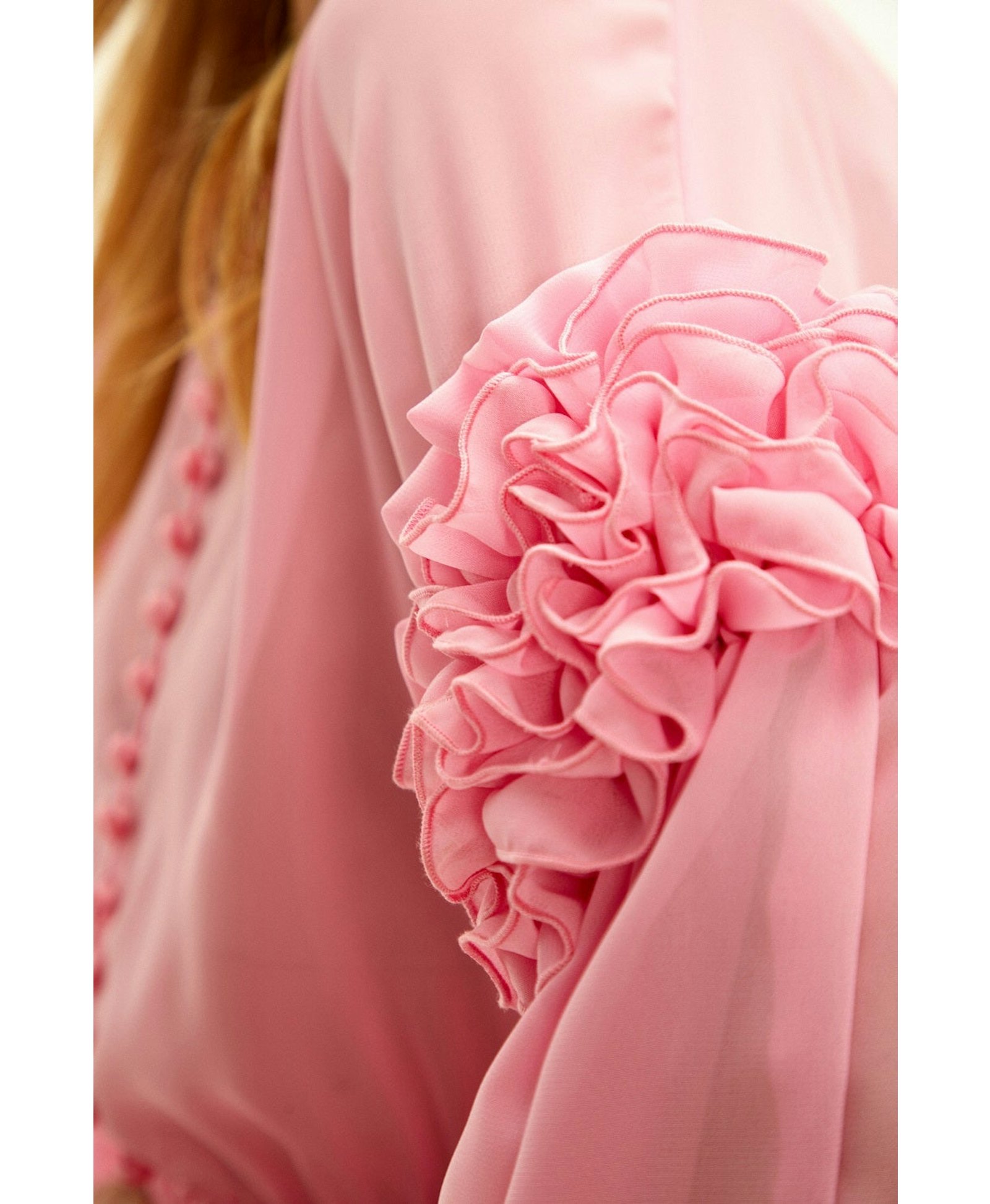 Light Pink Ruffle Dress made by Guranda