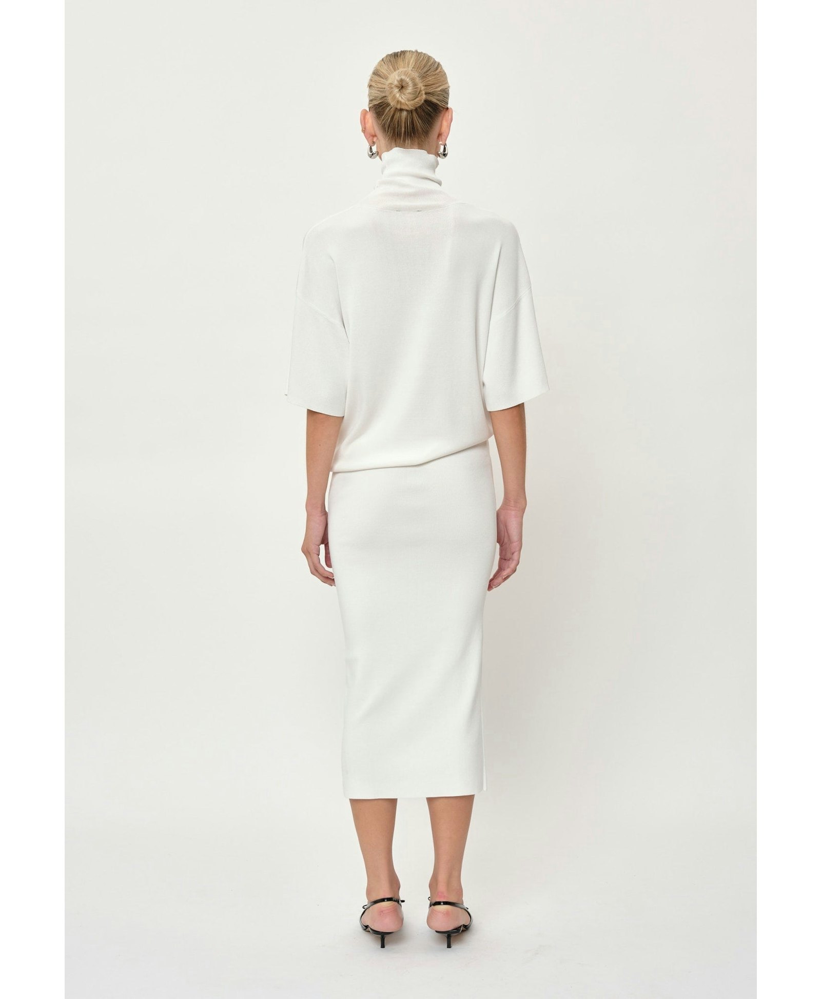 Carrie Knit Dress - Off White made by HERSKIND