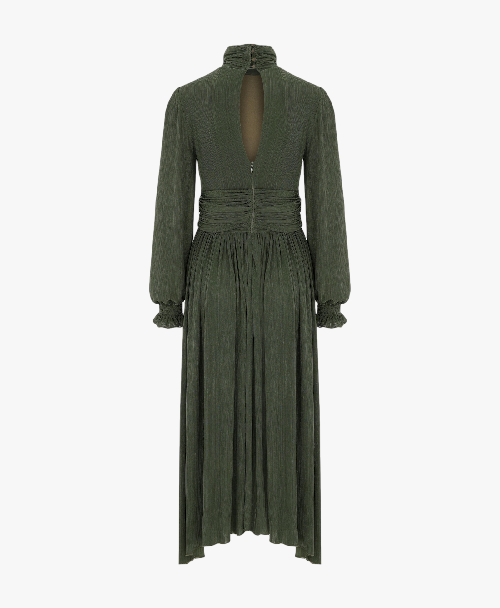 Austin Long Dress in Khaki made by Nazli Ceren