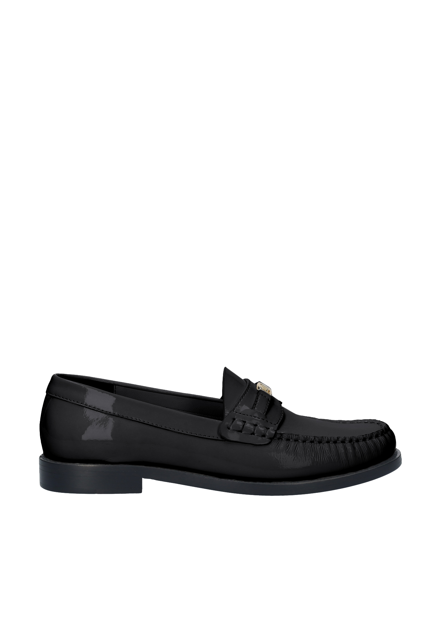 Lola Cruz Shoes Louise Loafer In Black