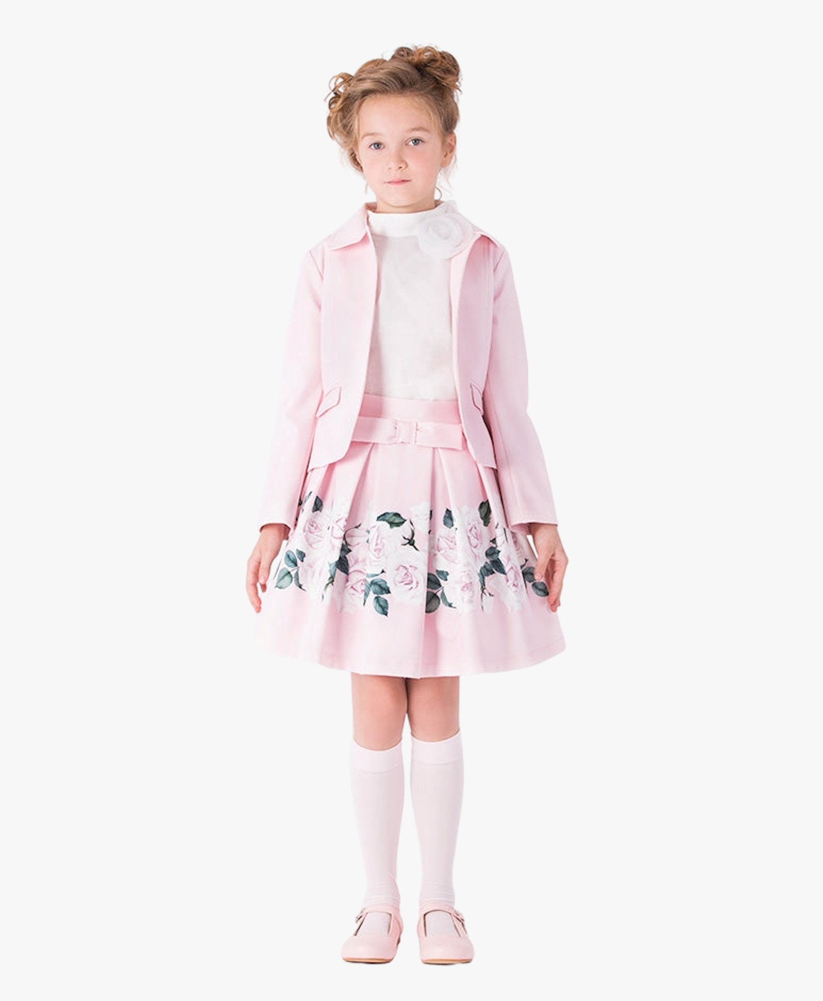 Classic Pink Girls Jacket made by Mama Luma