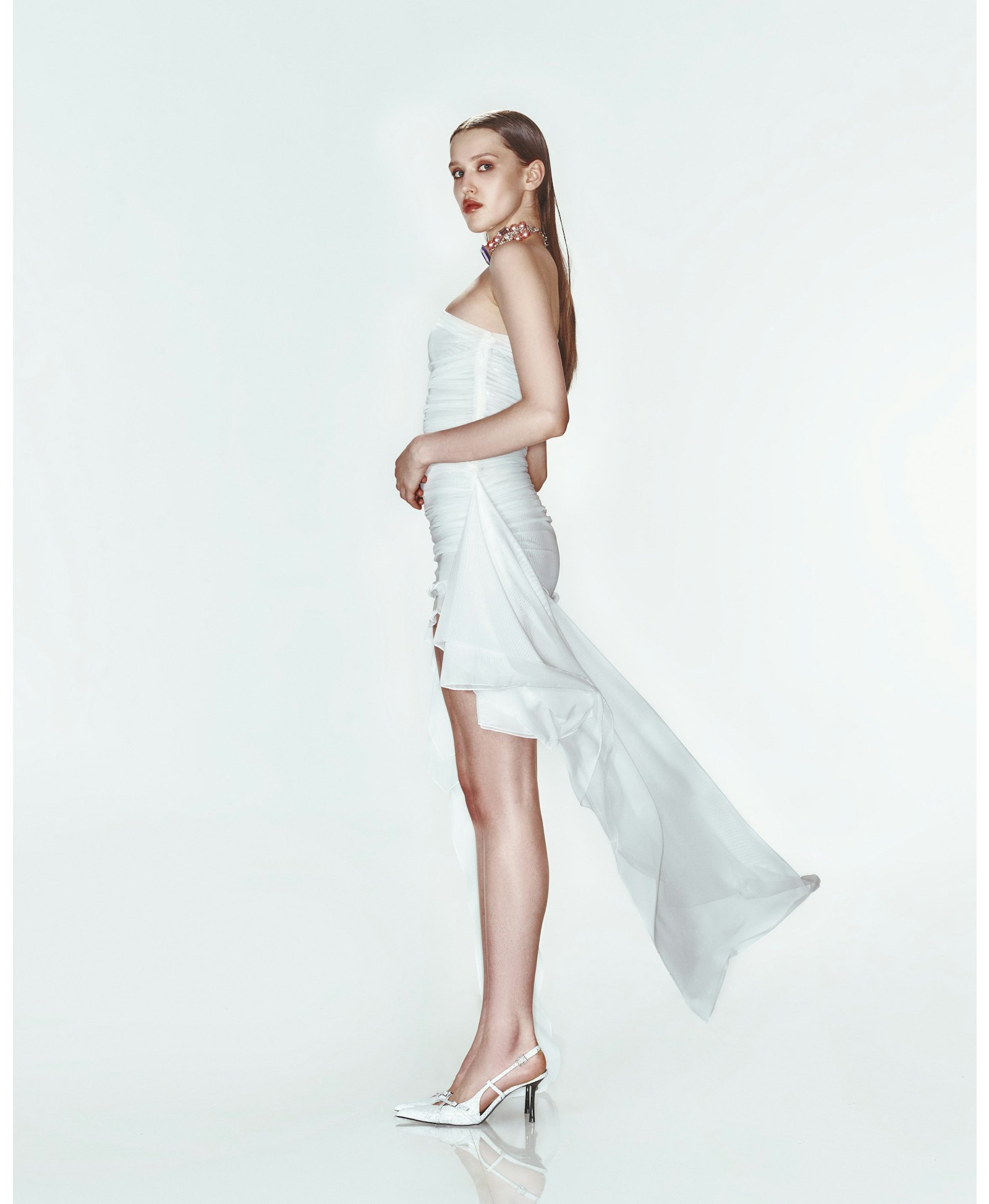 DIRTY TALK DRESS IN WHITE made by Khela