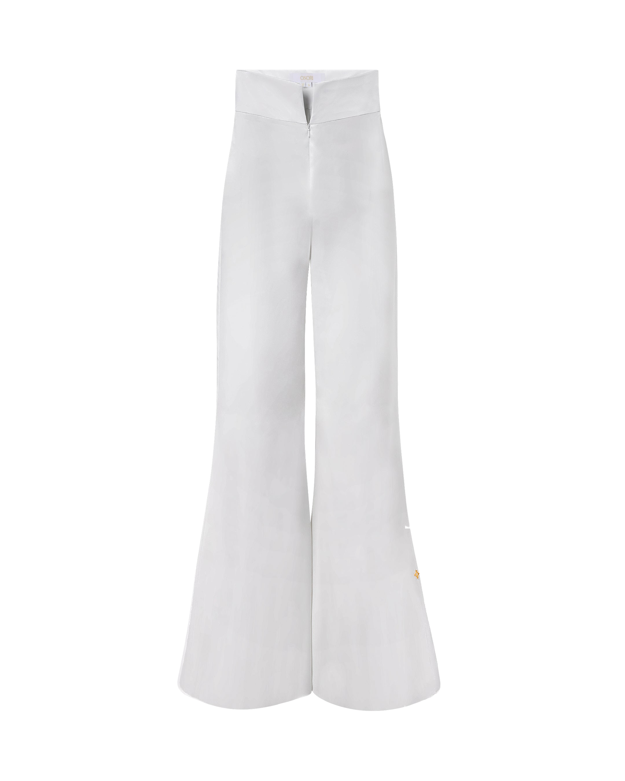 Onori Flared V Pants In White