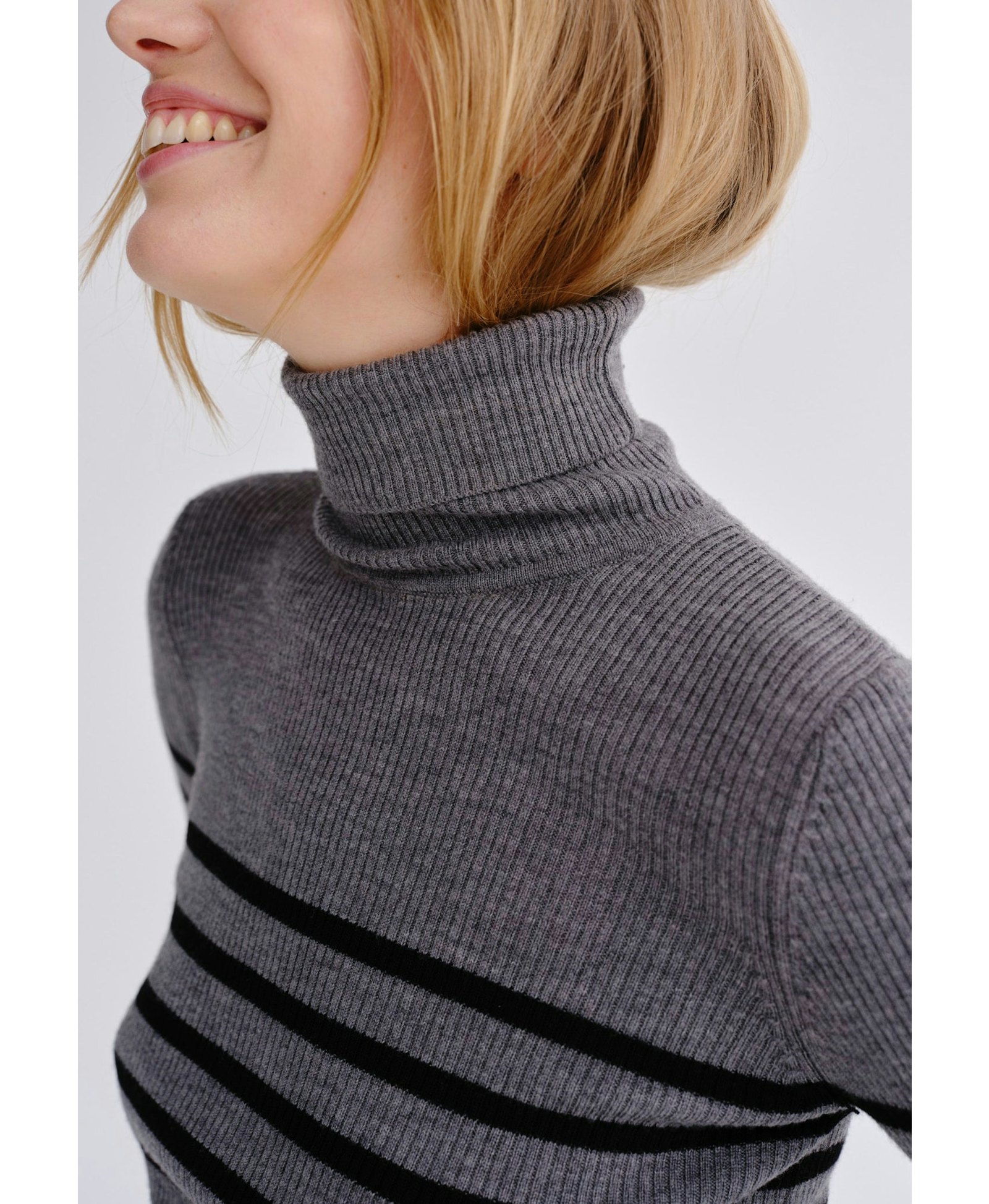 Bob Blouse - Grey Melange made by HERSKIND