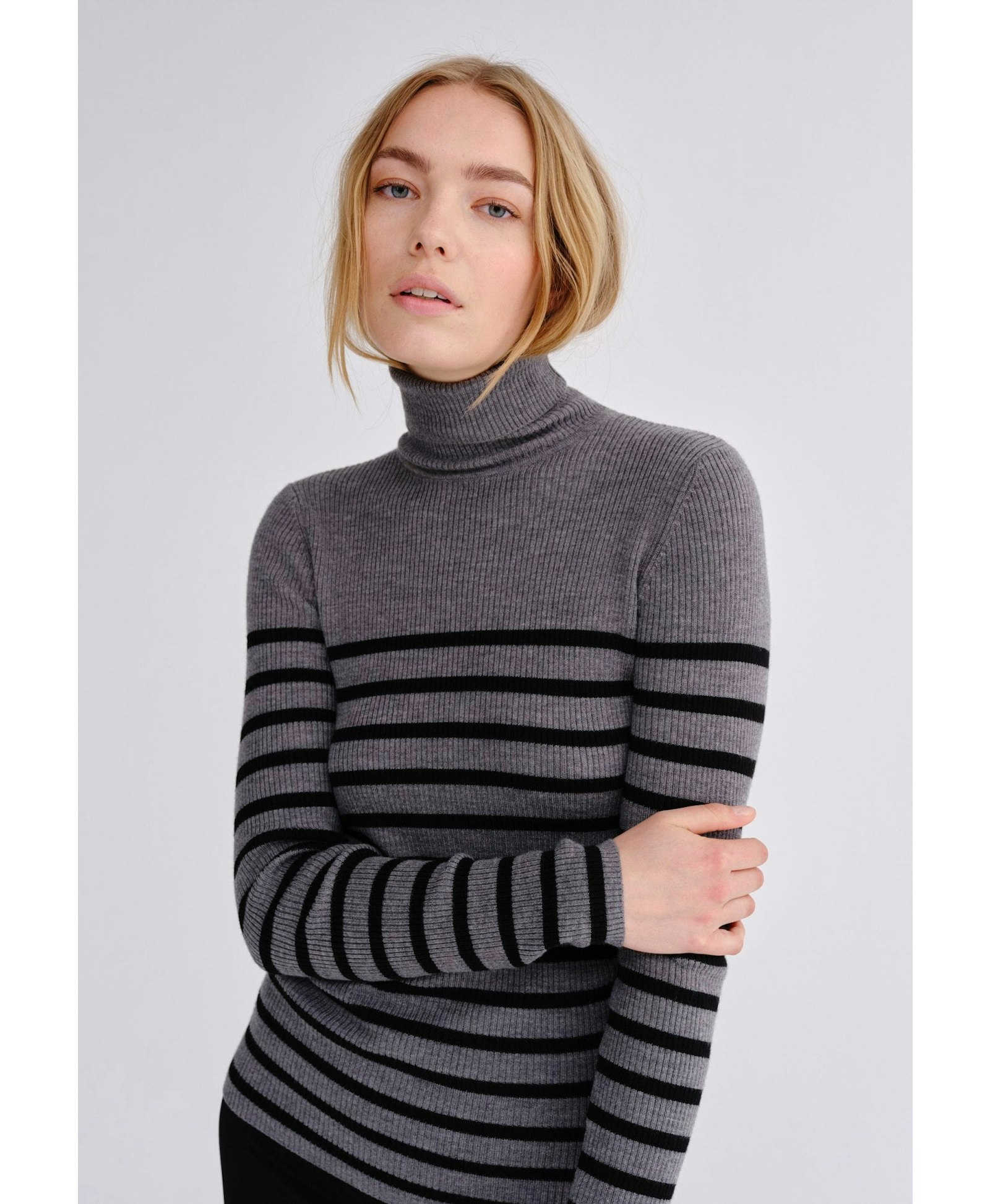 Bob Blouse - Grey Melange made by HERSKIND