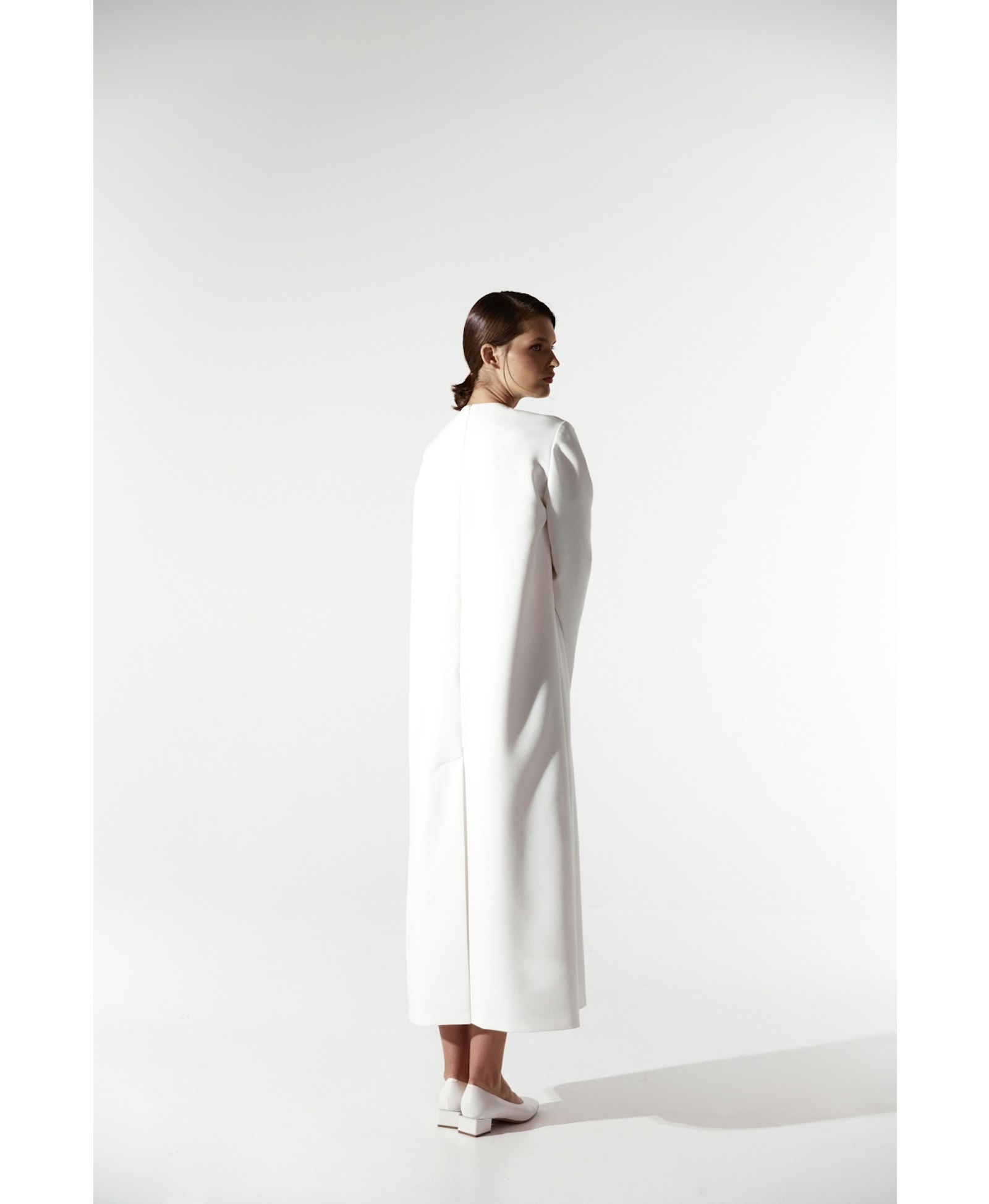 Milk dress in White made by DELEGAN Clothes