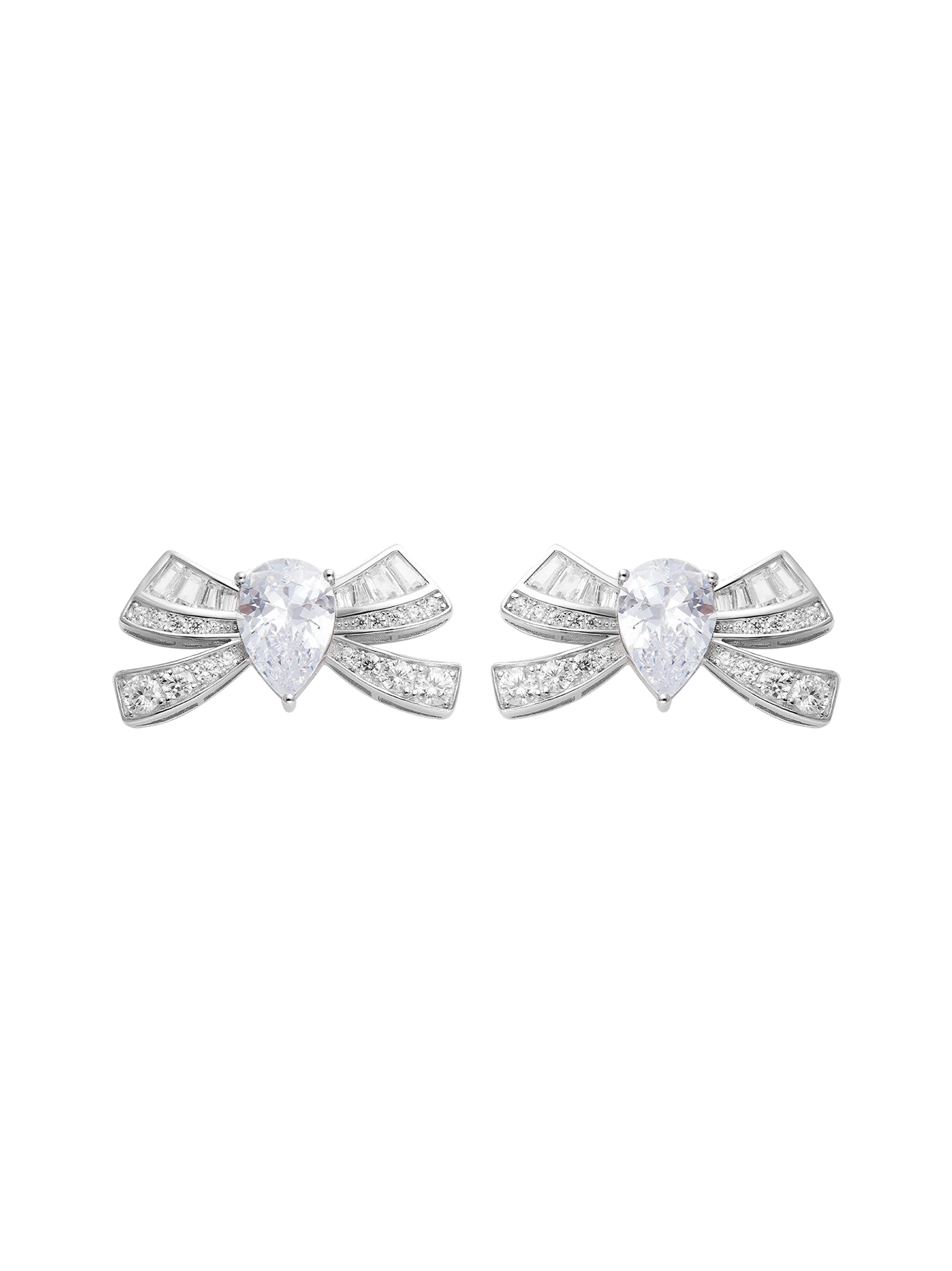 Nana Jacqueline Claira Earrings In White