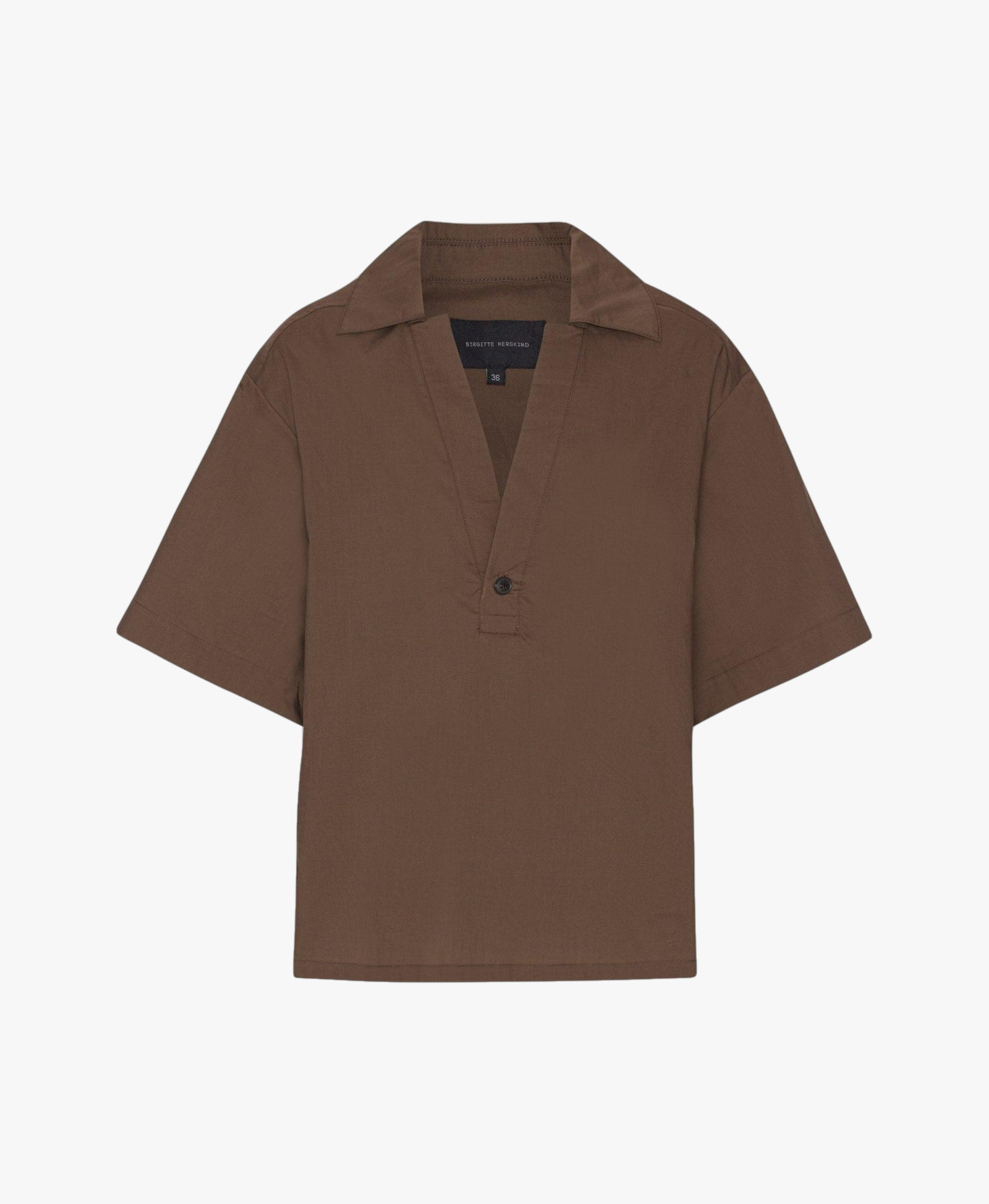Ditte Shirt - Brown made by HERSKIND
