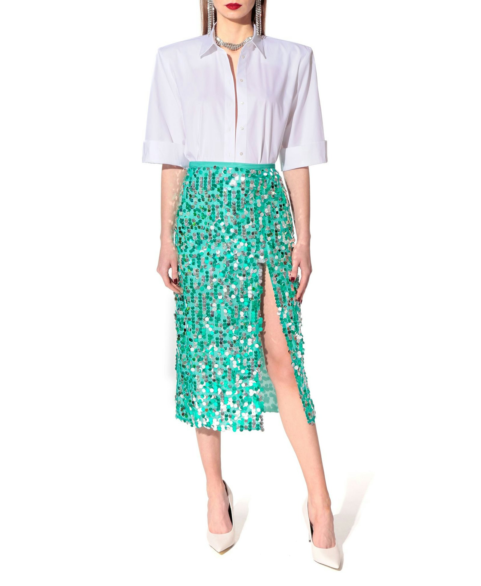 Shirt Demi Simple White made by HALEWSKI