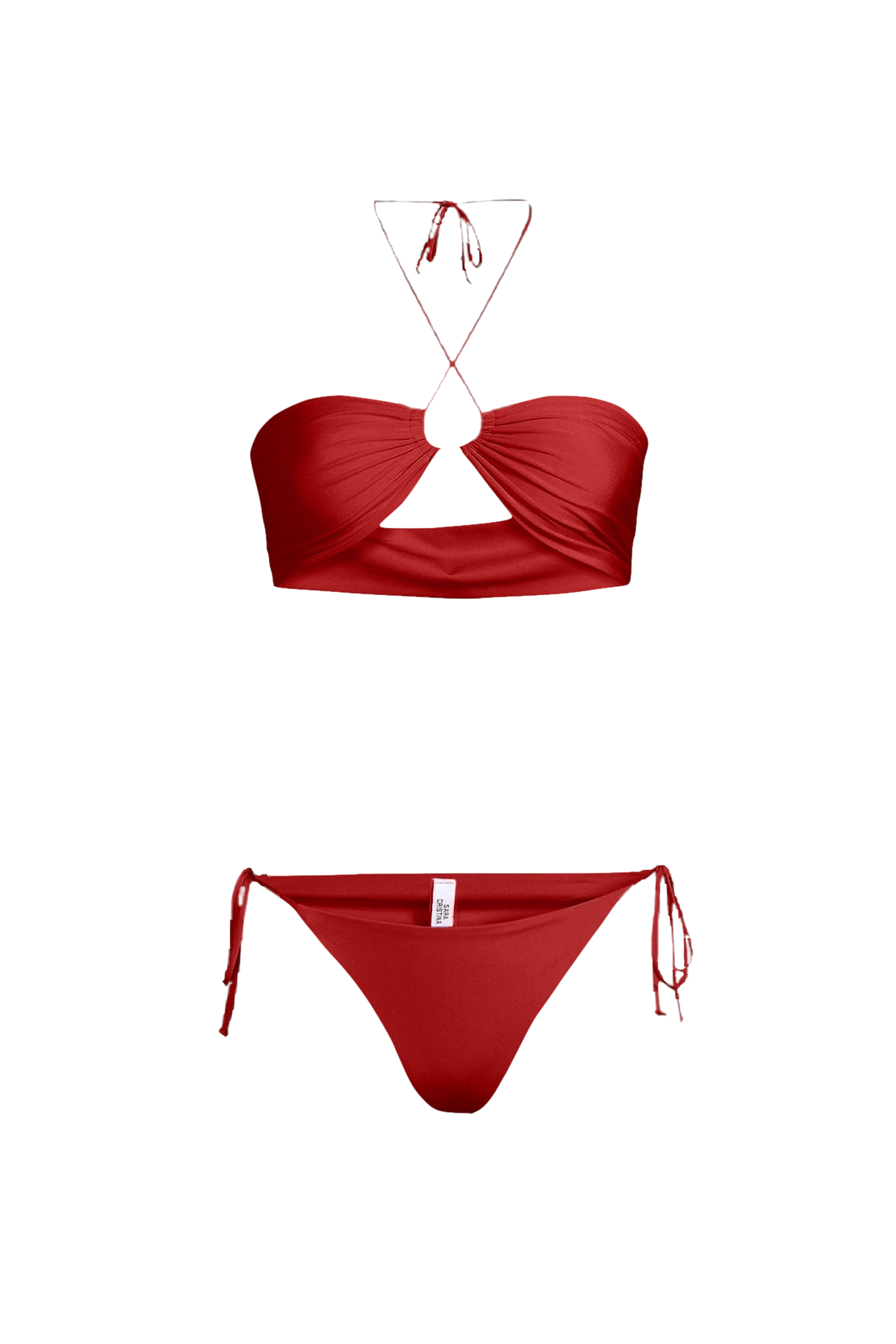 Sara Cristina Bahia Bikini In Carmine Red