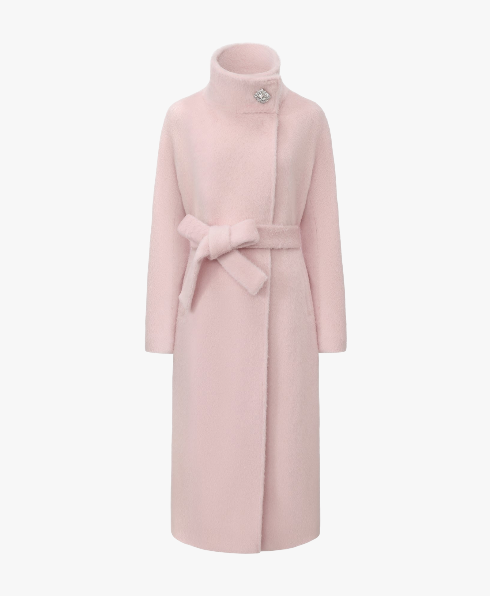 Audrey Long Coat (Pink) made by Nana Jacqueline