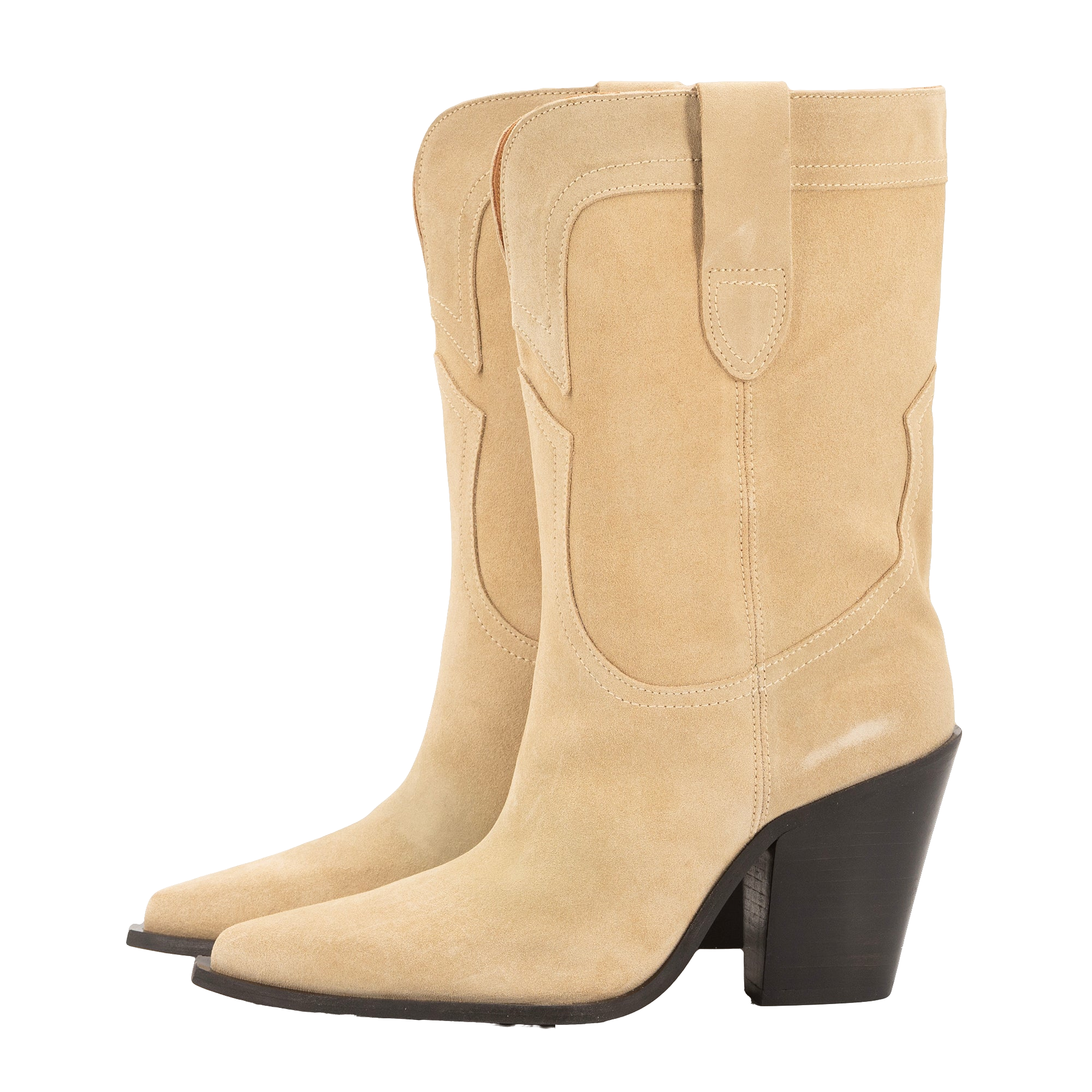 Toral Helga Sand Western Boots In Brown