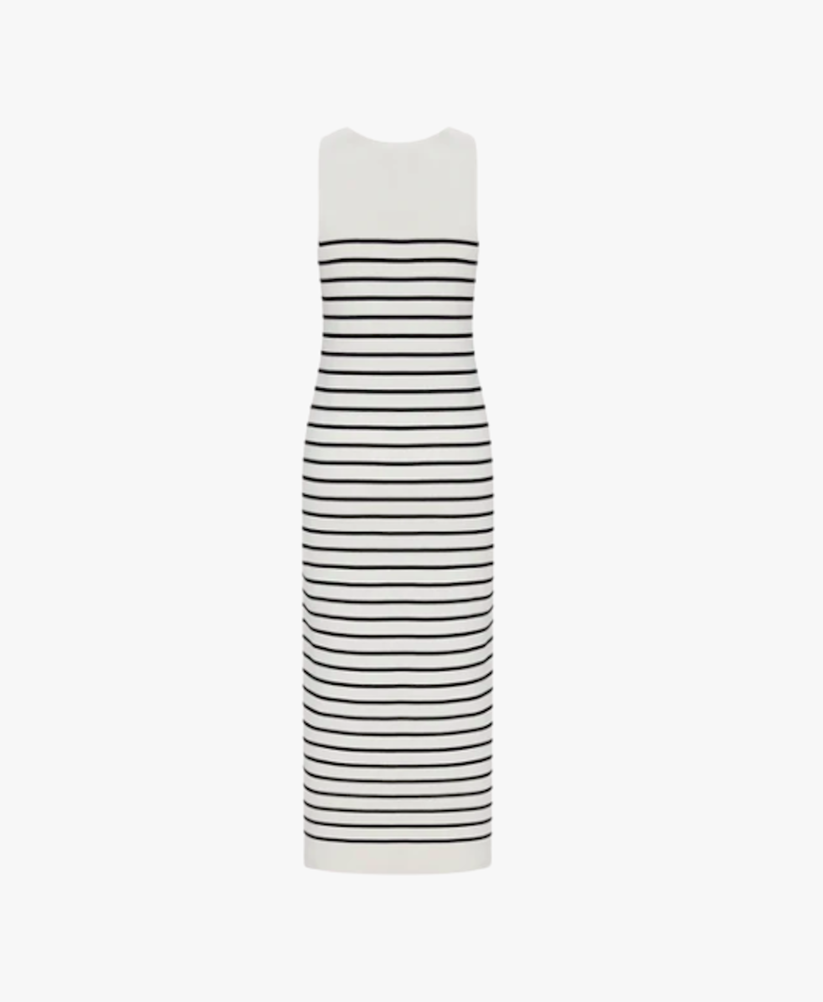 STRIPED TANK DRESS in Black made by CRUSH Collection