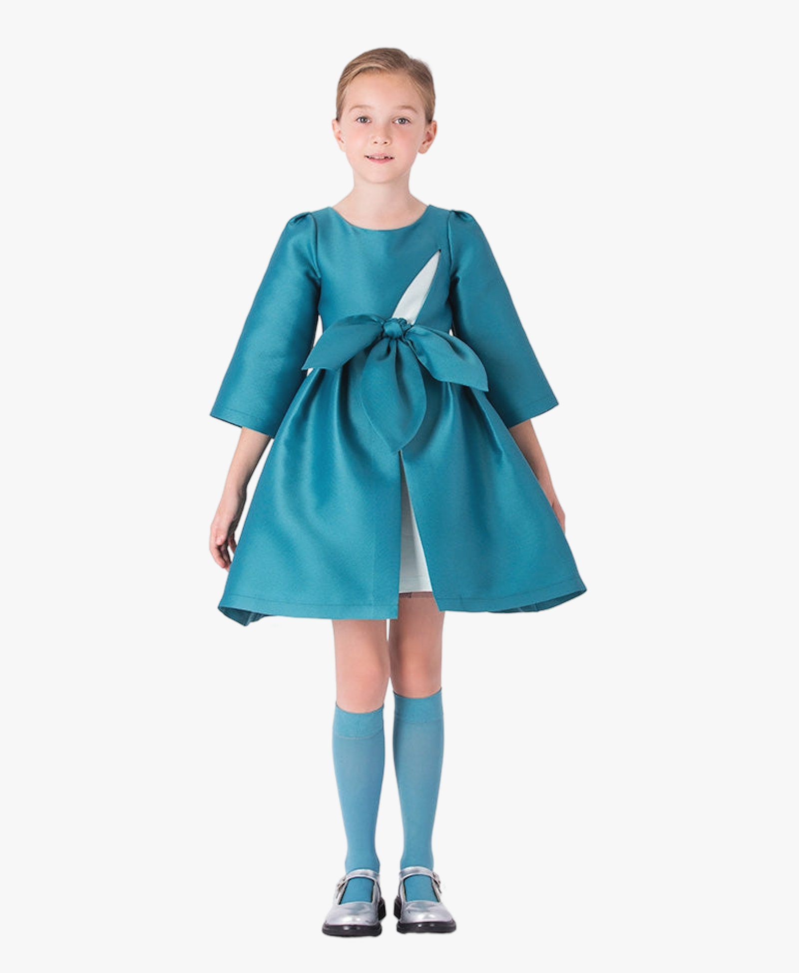 Exquisite Bow Girls Dress made by Mama Luma