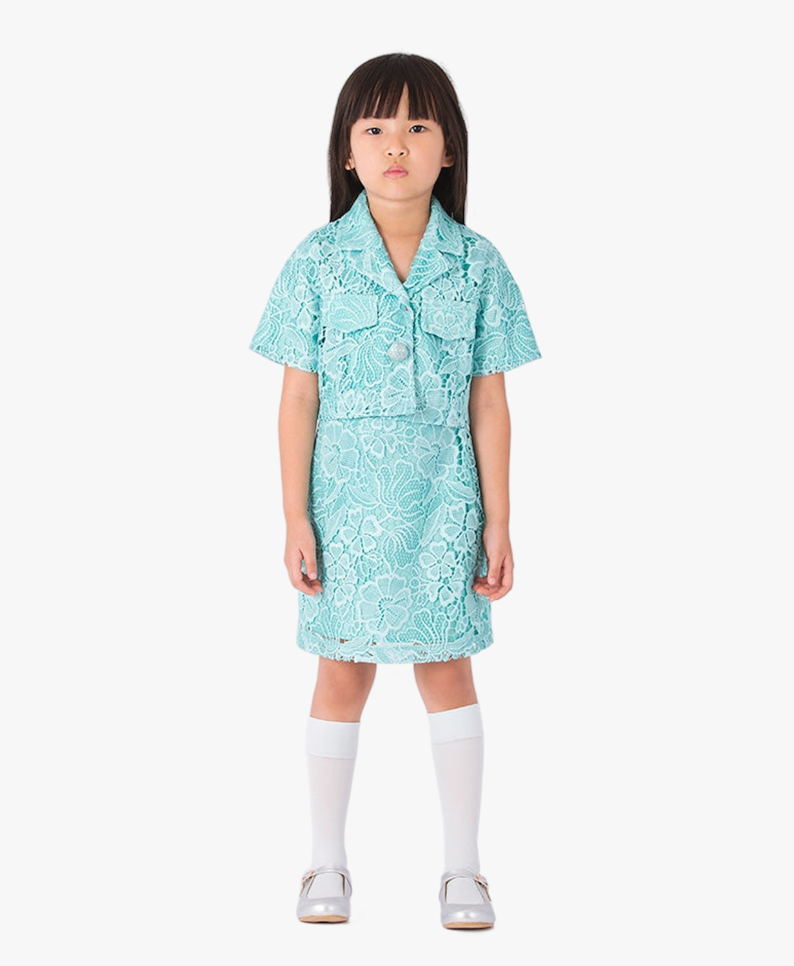 Floral Lace Girls Outfit | 2 Pieces made by Mama Luma