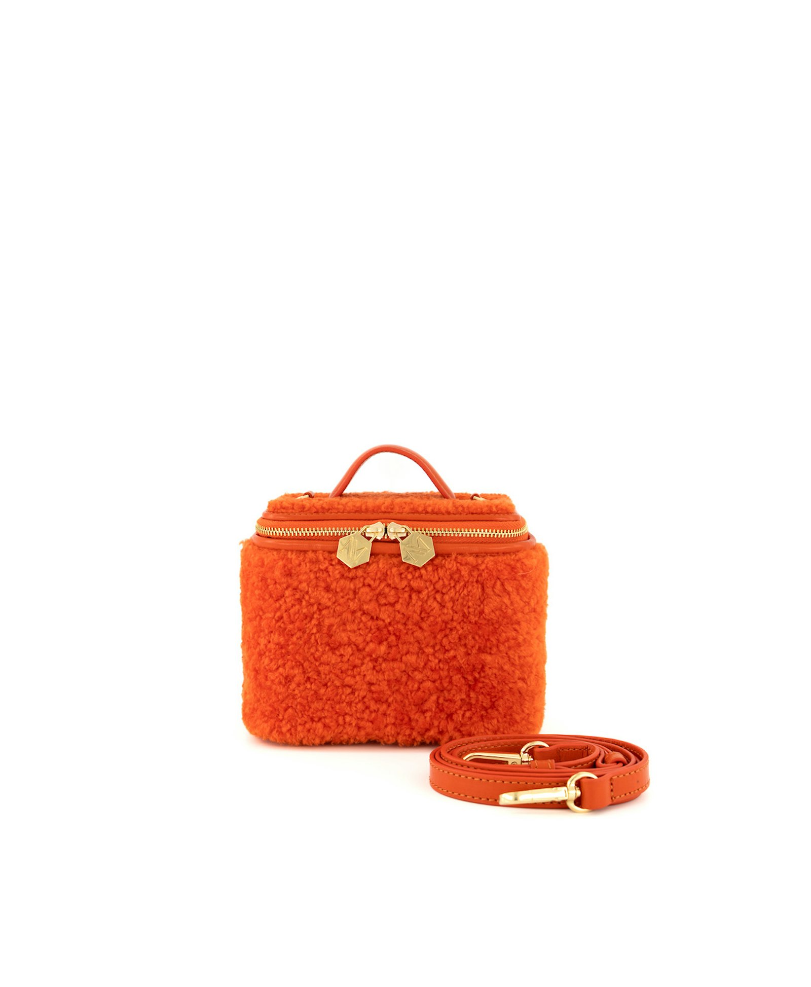 Betty Mini Fur Orange made by Maven Bag