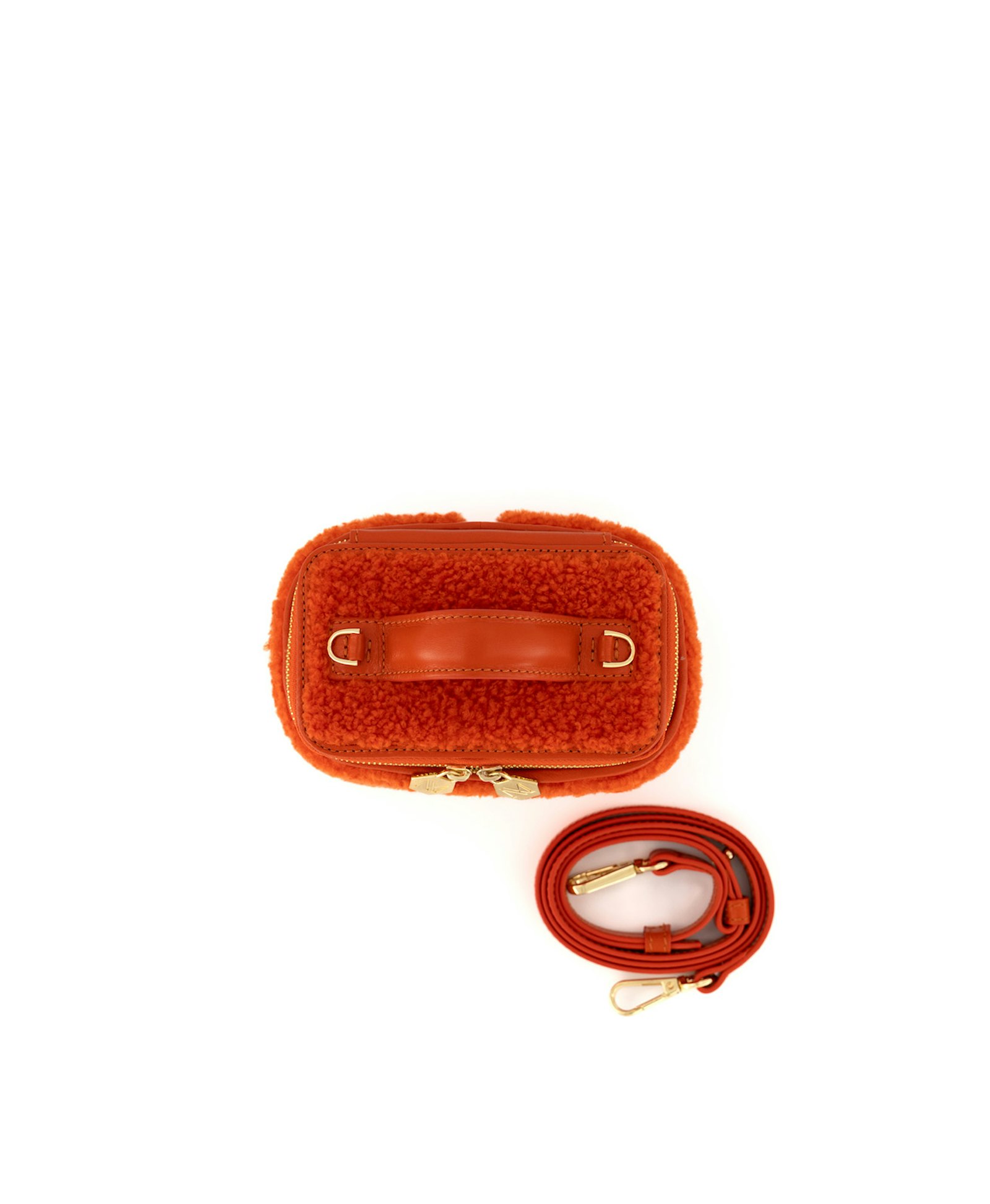 Betty Mini Fur Orange made by Maven Bag
