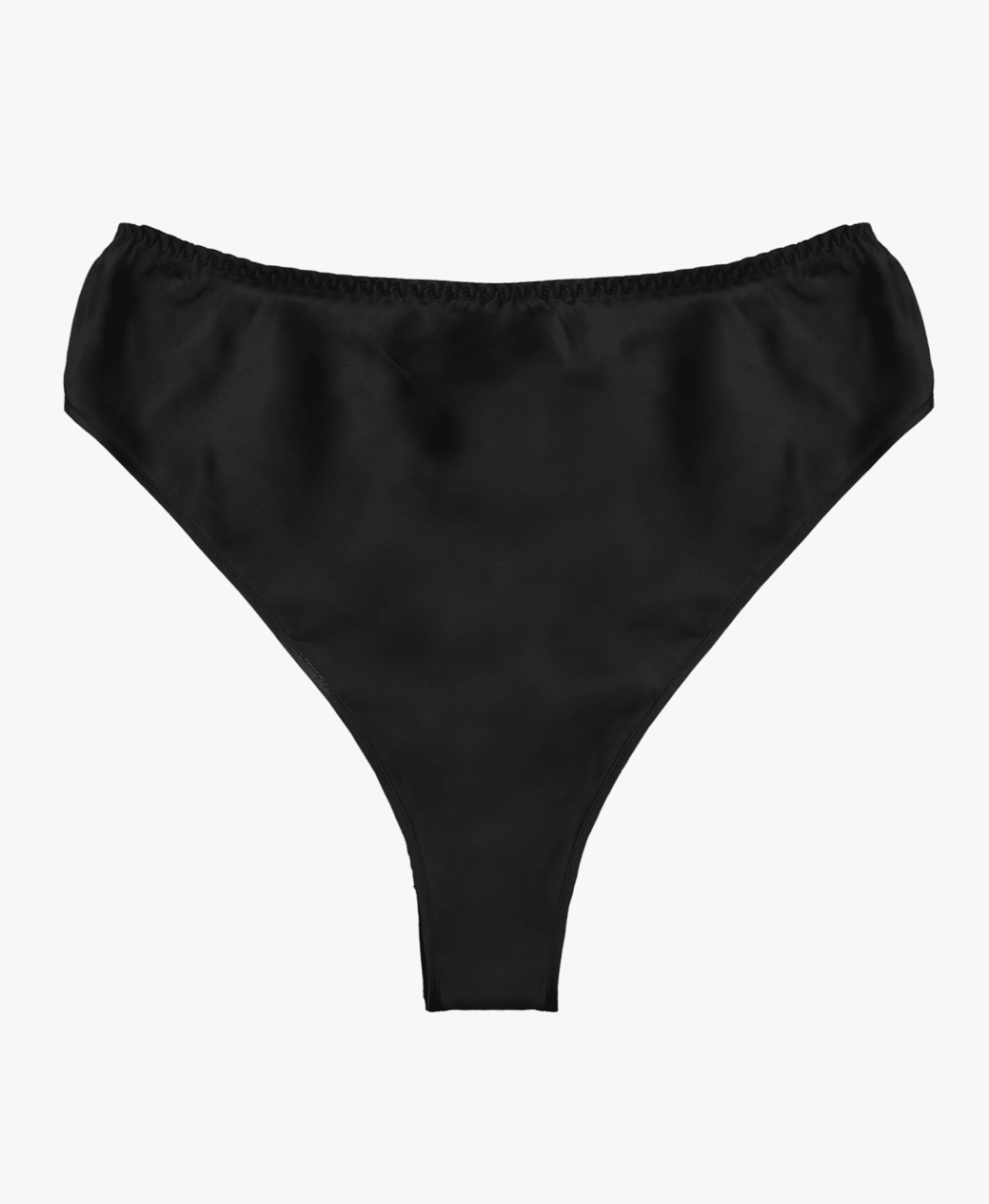 Shop THEA: HIGH-WAISTED PANTIES IN GOTS ORGANIC SILK from HERTH at Seezona