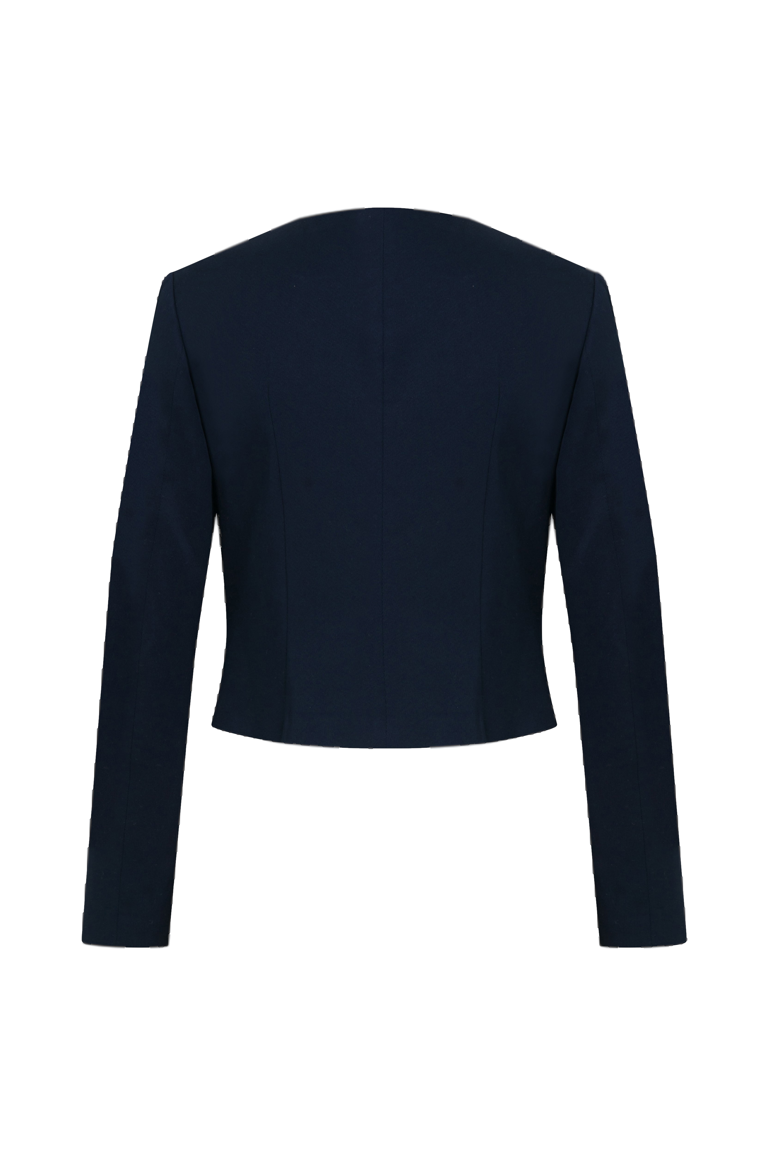 Shop Nazli Ceren Irma Cotton Jacket In Deep Cobalt