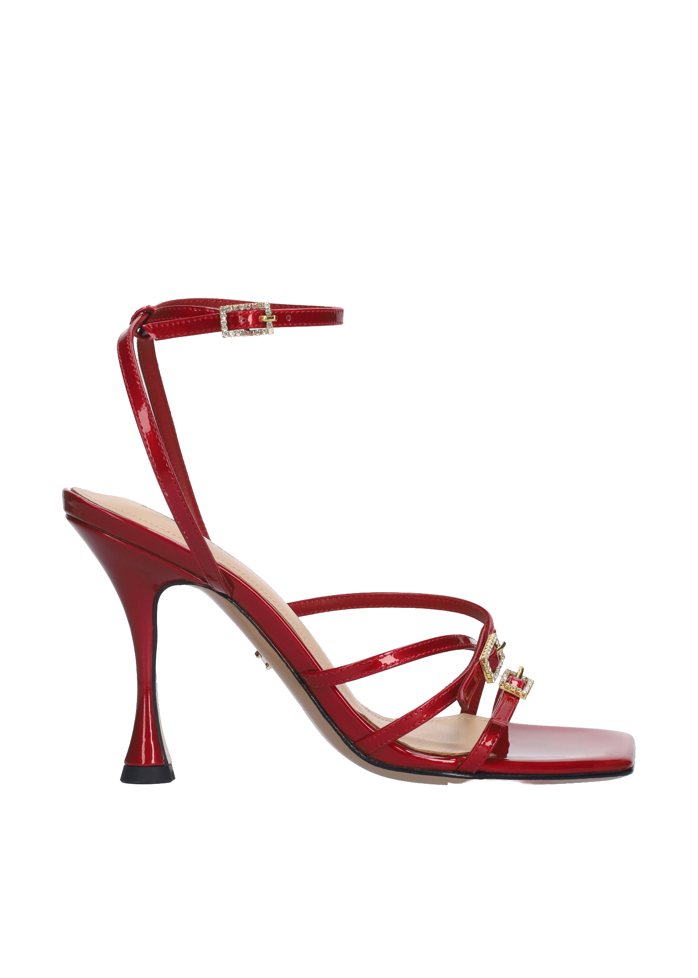 Lola Cruz Shoes Carole Sandal 95 In Red