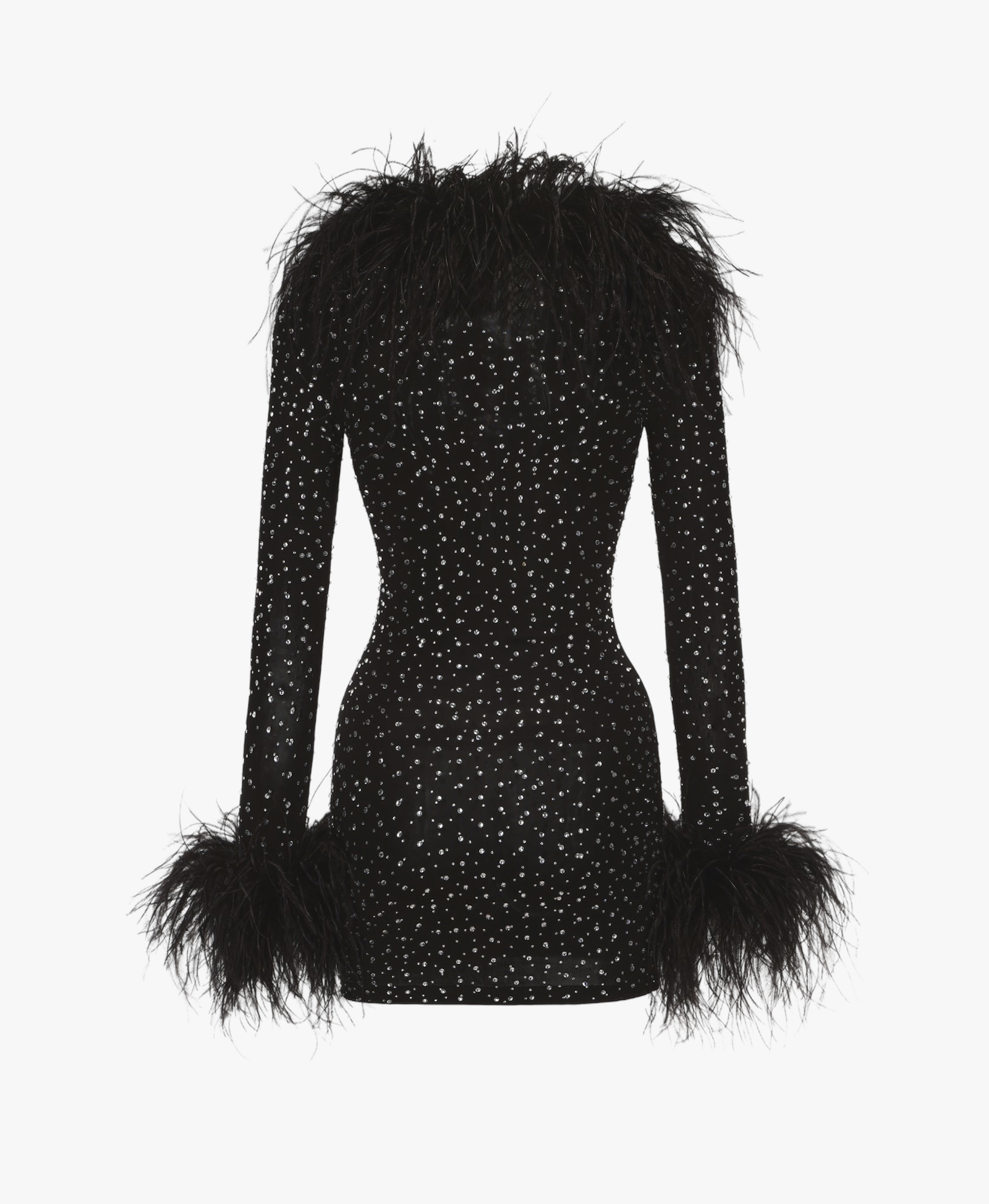 Margot Feather Mini Dress made by Nana Jacqueline