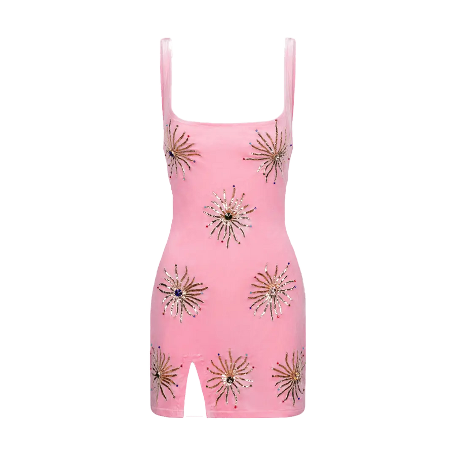 Oceanus Swimwear Callie Dress Pink