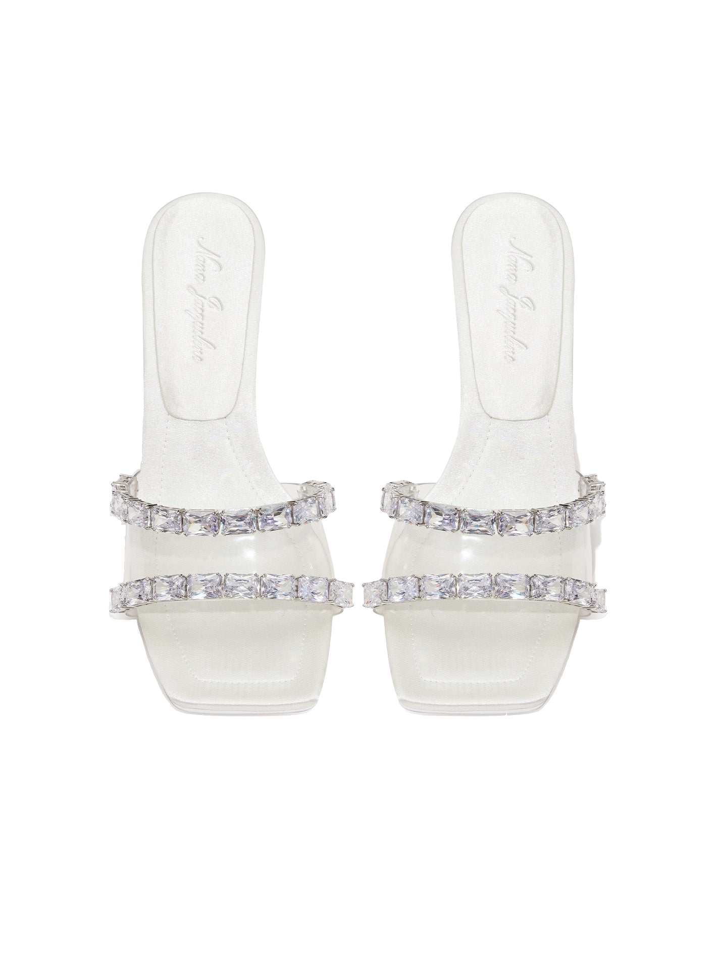 Cassandra Diamond Heels (White) made by Nana Jacqueline