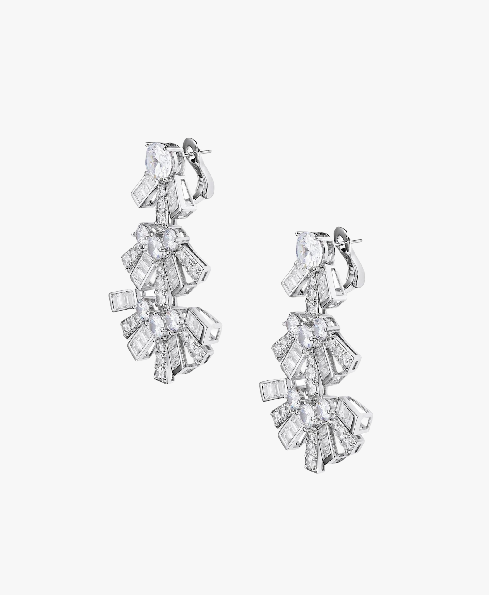 Claira Earrings (White) made by Nana Jacqueline